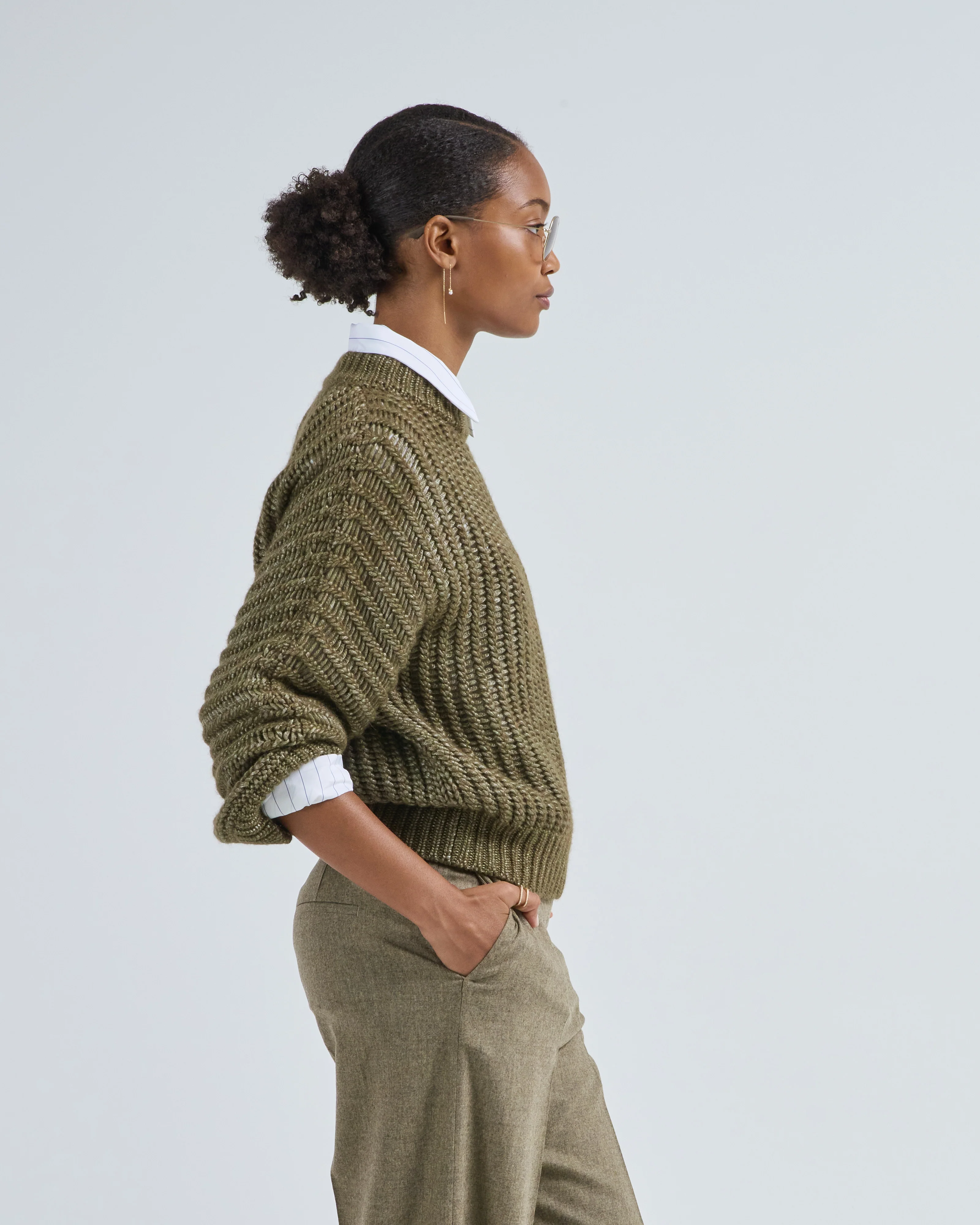 alpaca cape sweater - Image 2