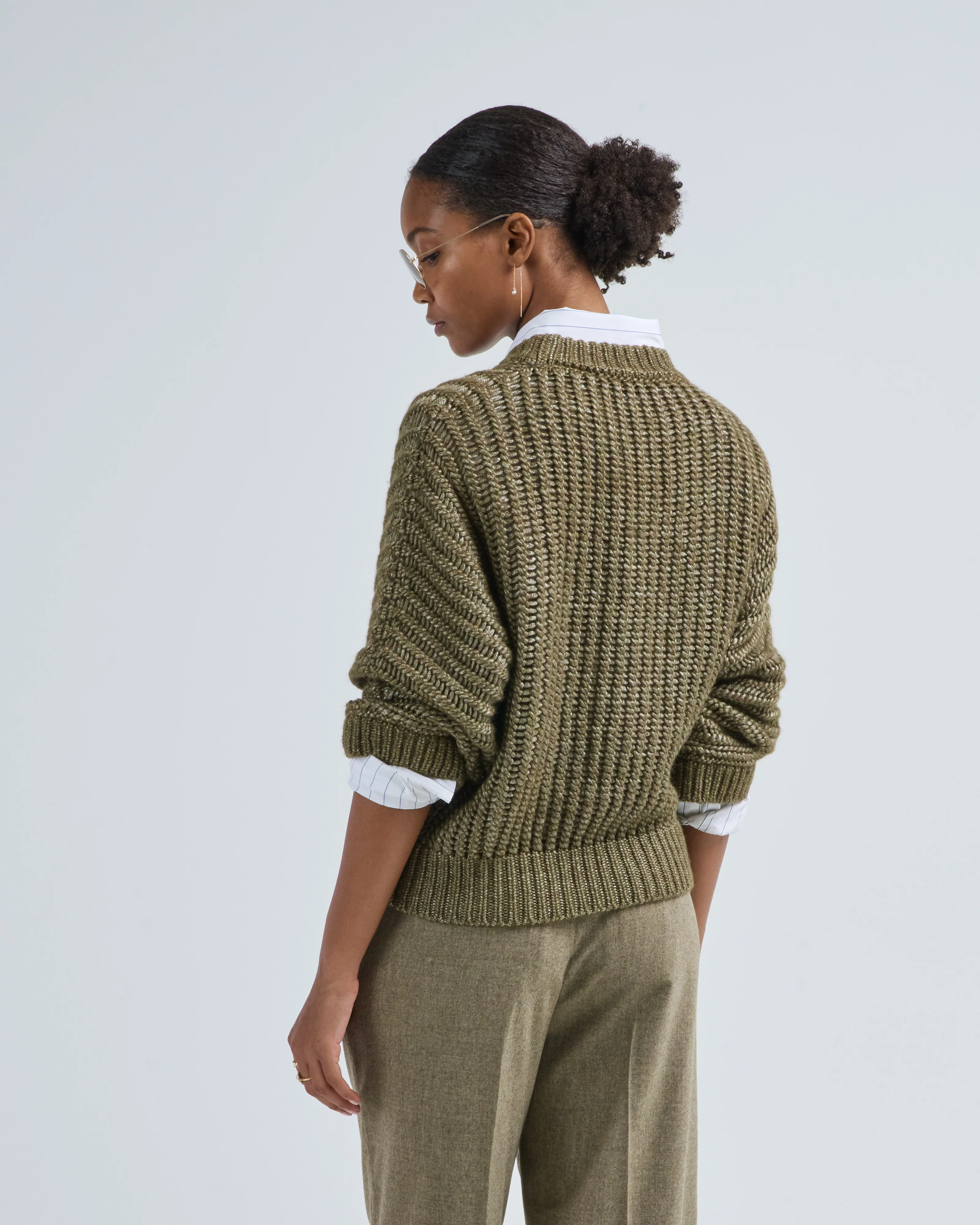 alpaca cape sweater - Image 3