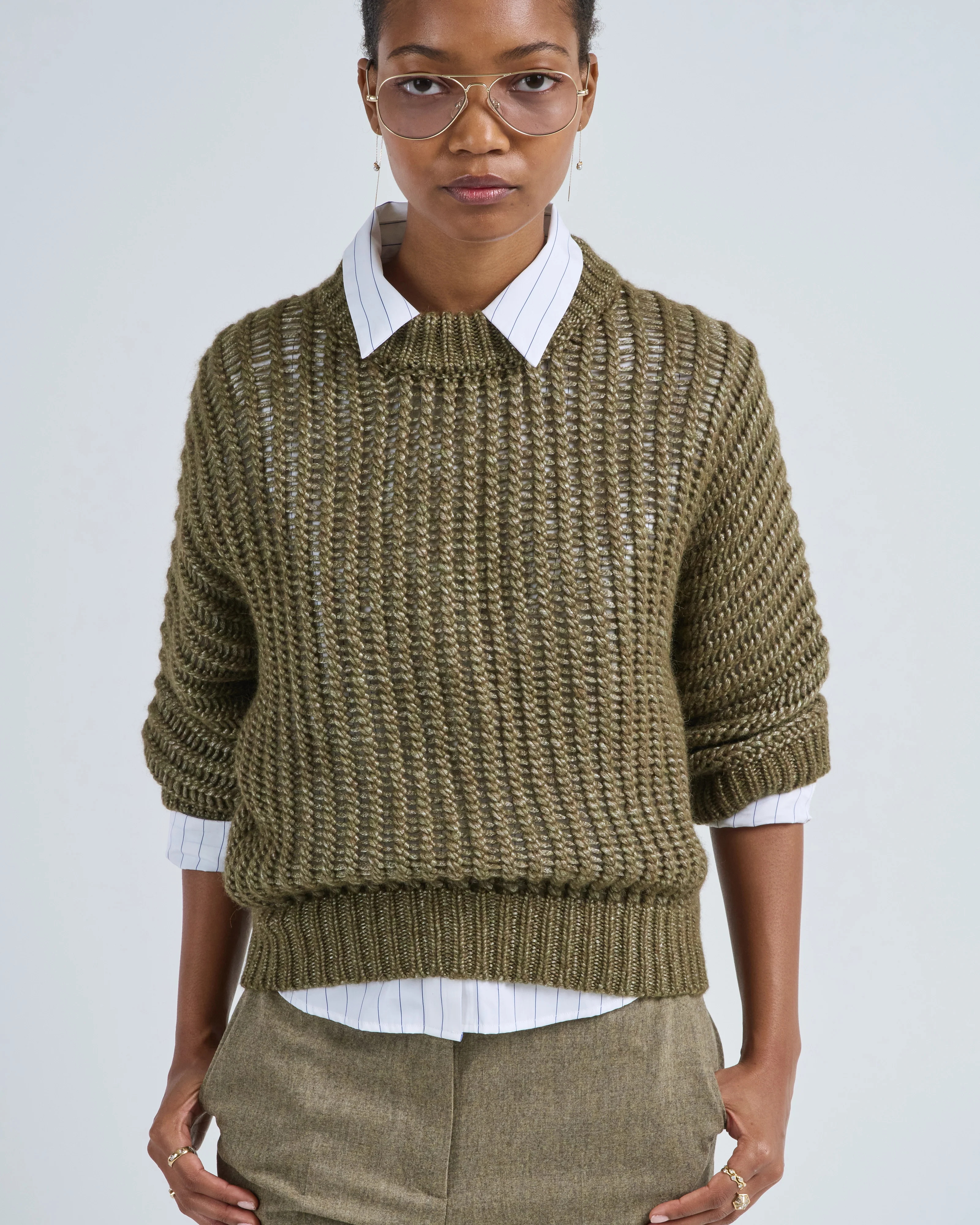 alpaca cape sweater - Image 4