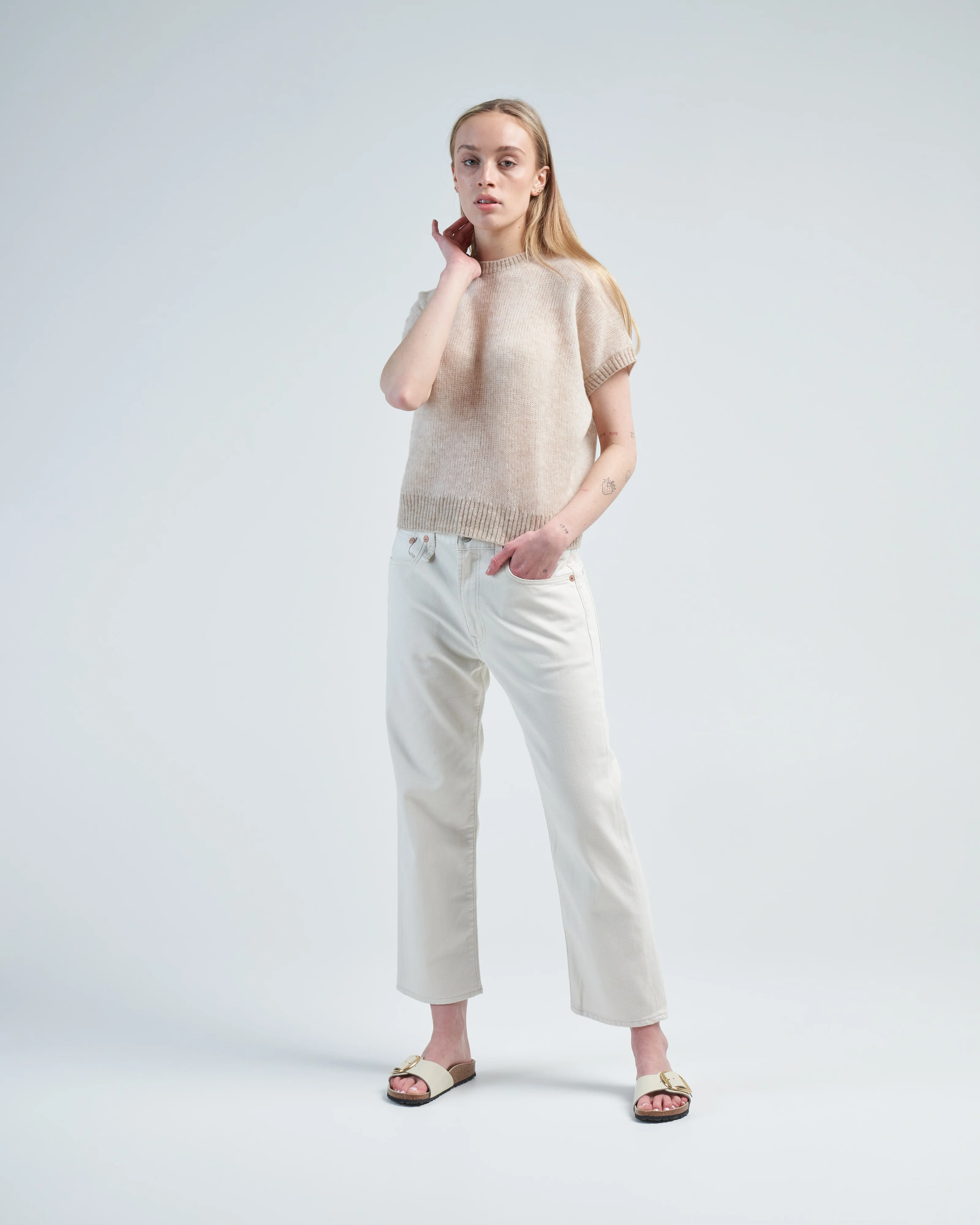 alpaca knit sweater - Image 3