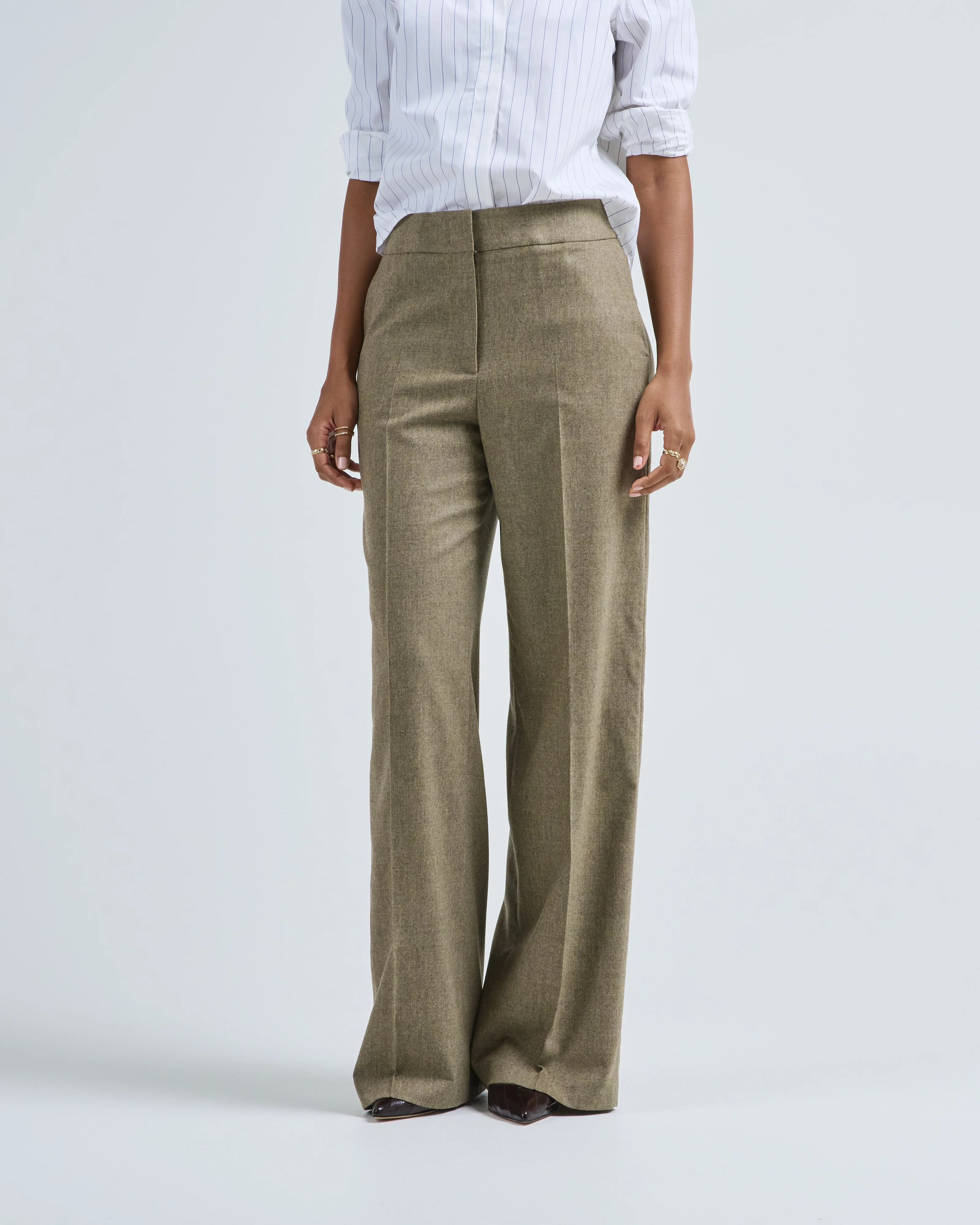cashmere wool melange pant - Image 3