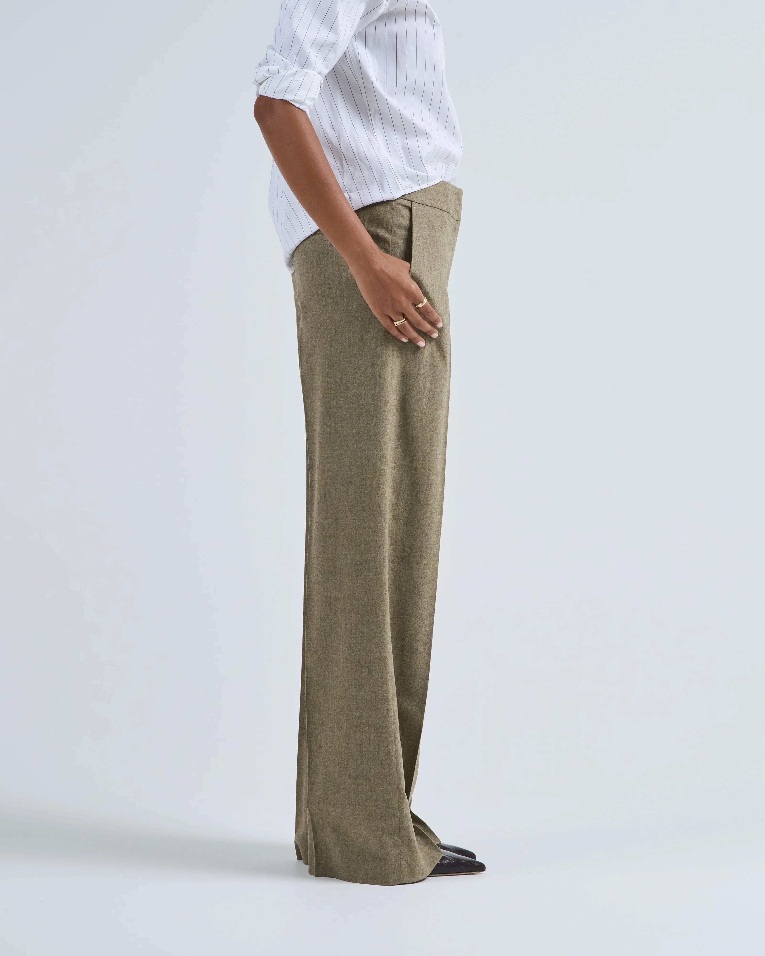 cashmere wool melange pant - Image 4