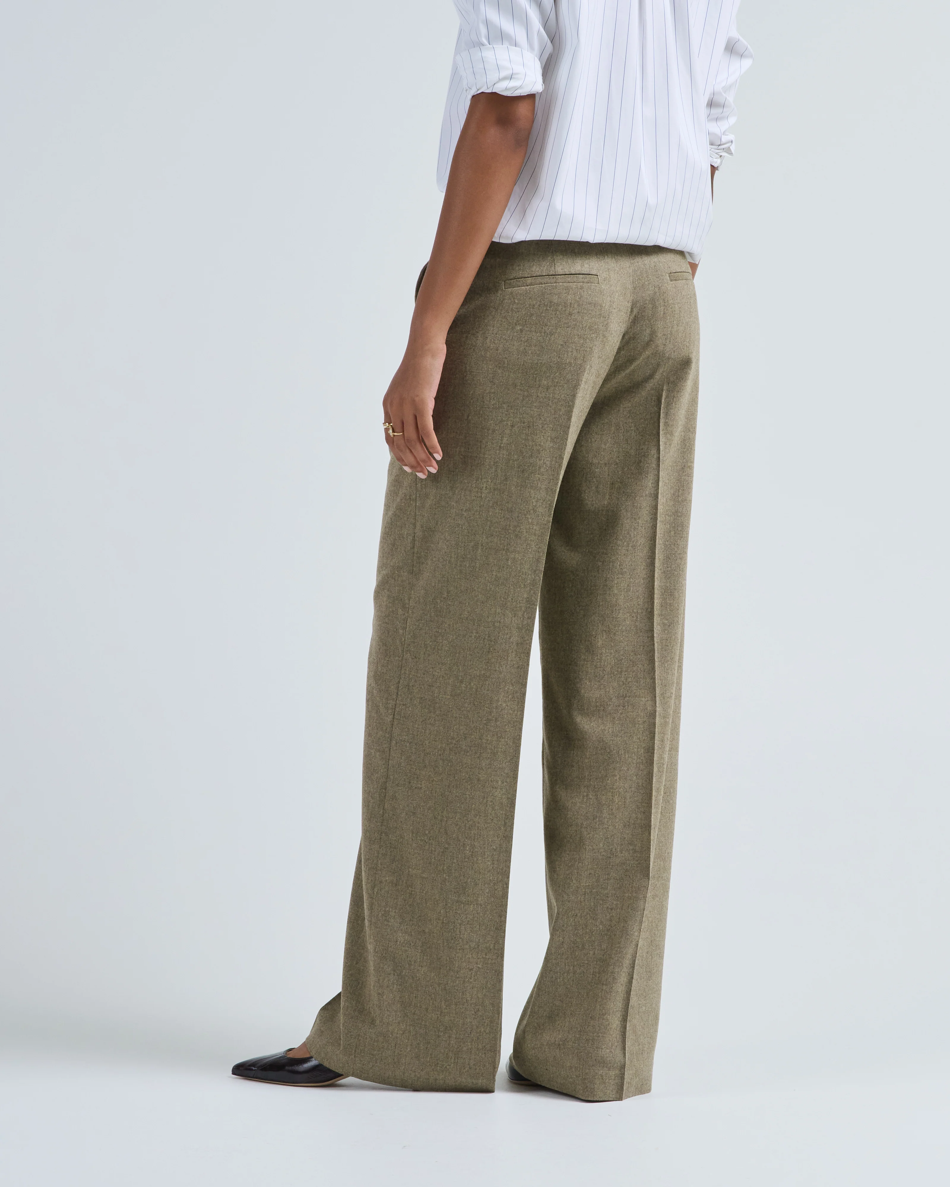 cashmere wool melange pant - Image 5