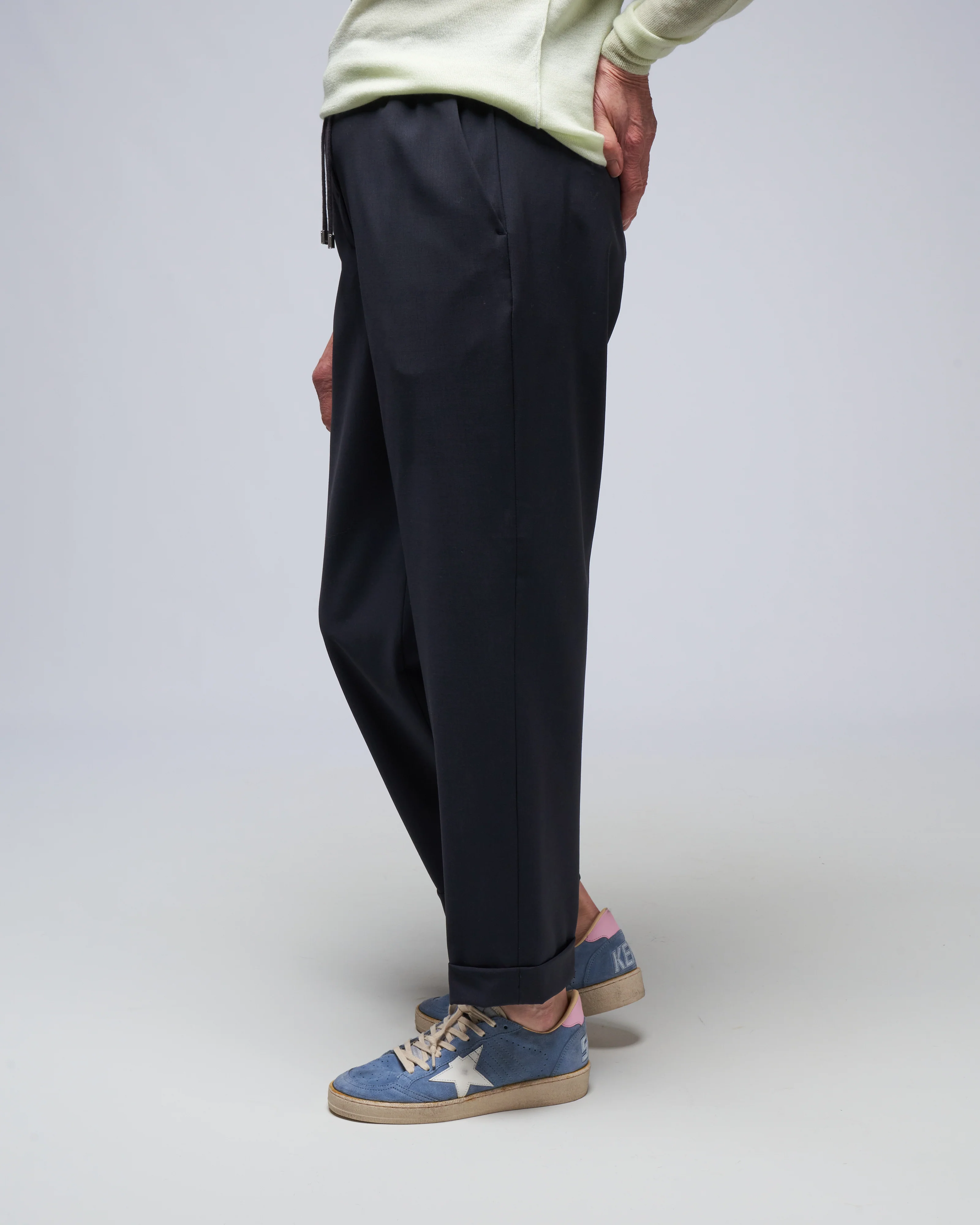cool wool jogger - black cumin - Image 2