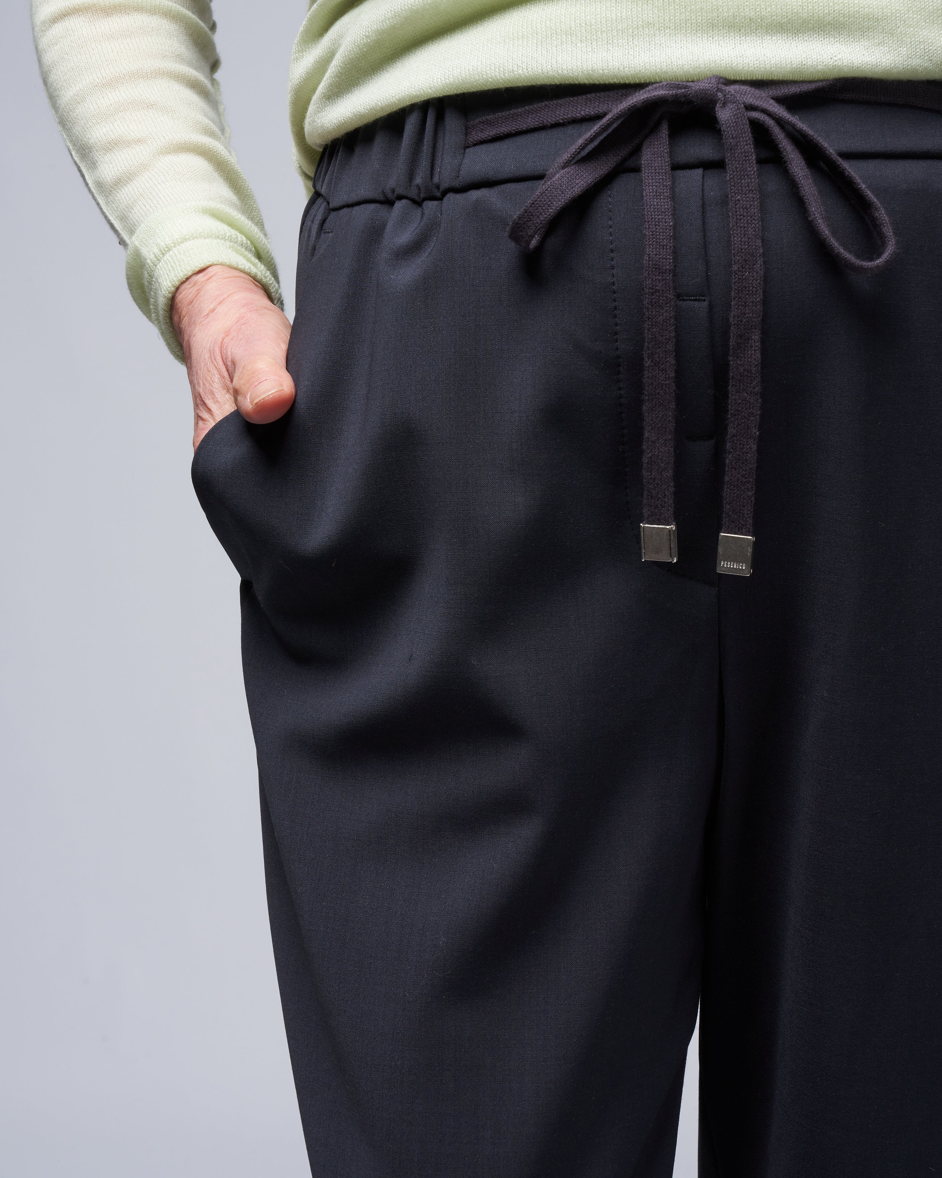 cool wool jogger - black cumin - Image 4