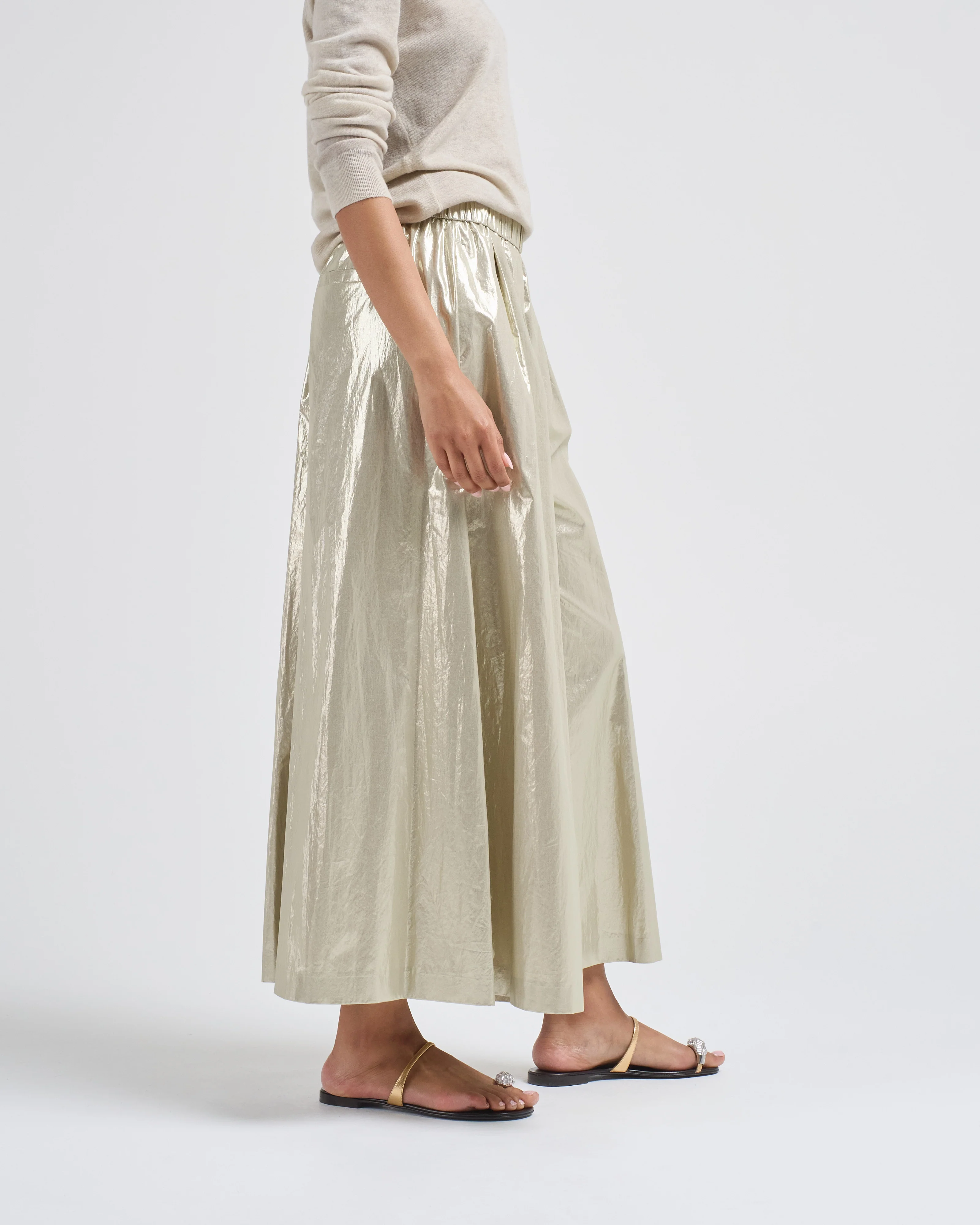laminated cotton pant - Image 2