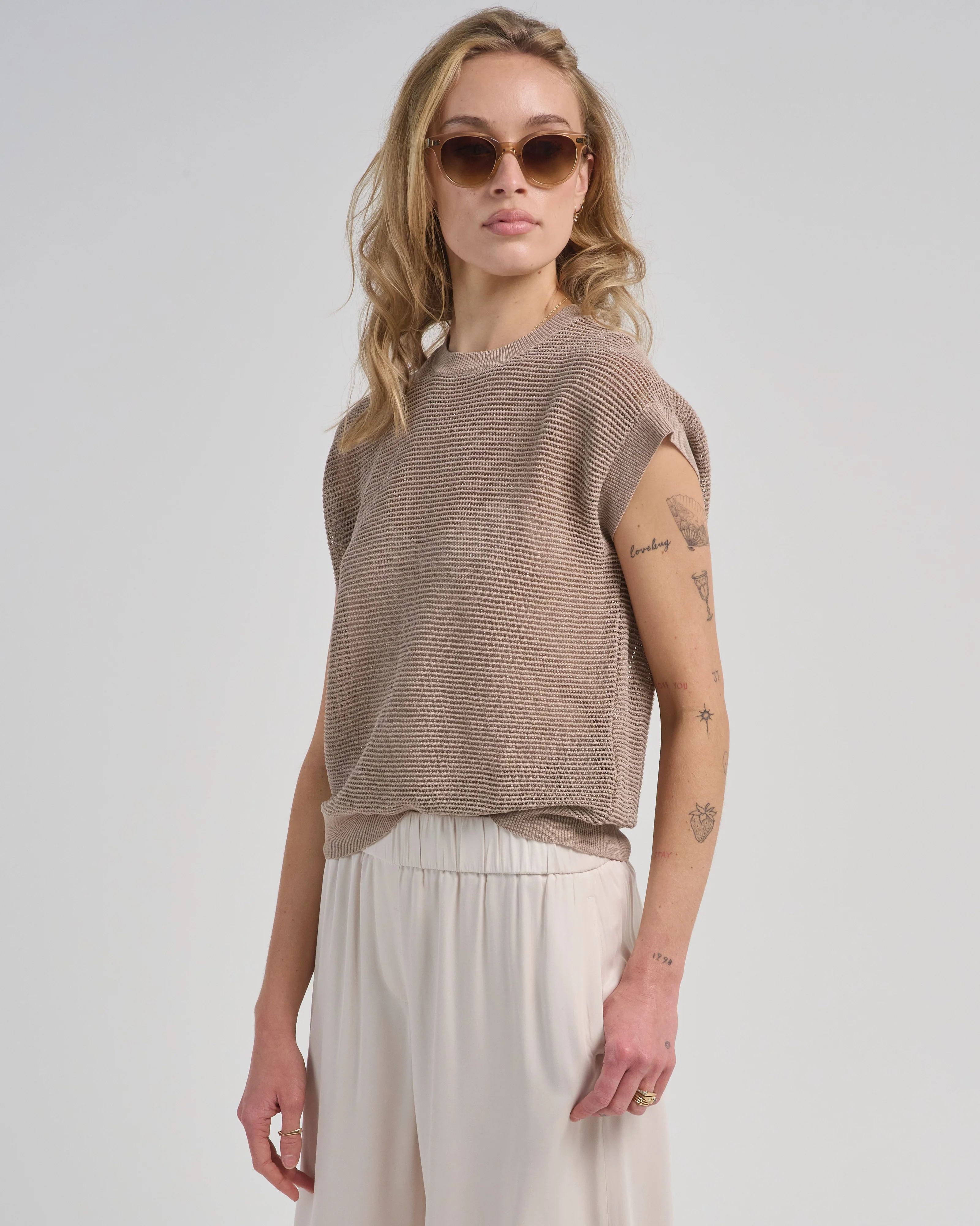 linen cotton blend sweater - Image 4