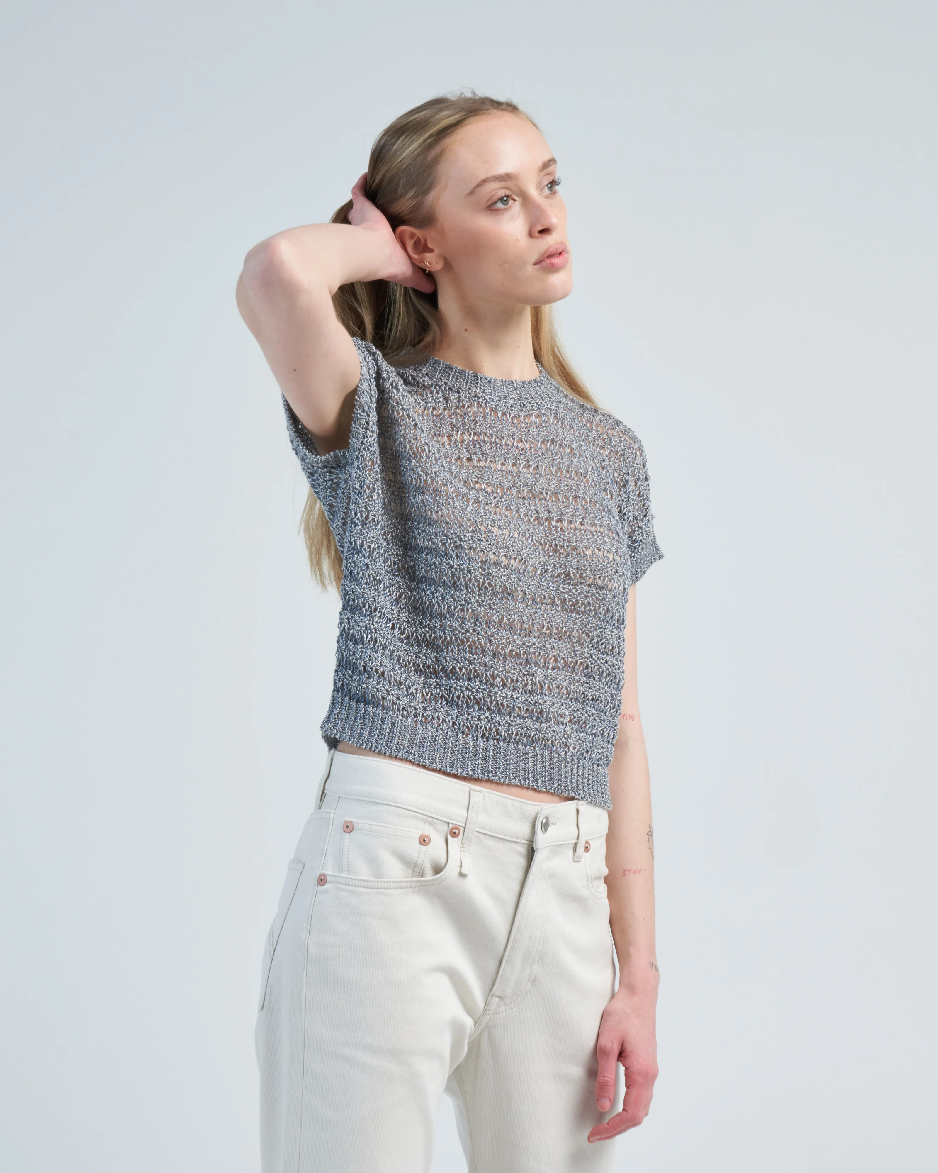 linen knit sweater - Image 2