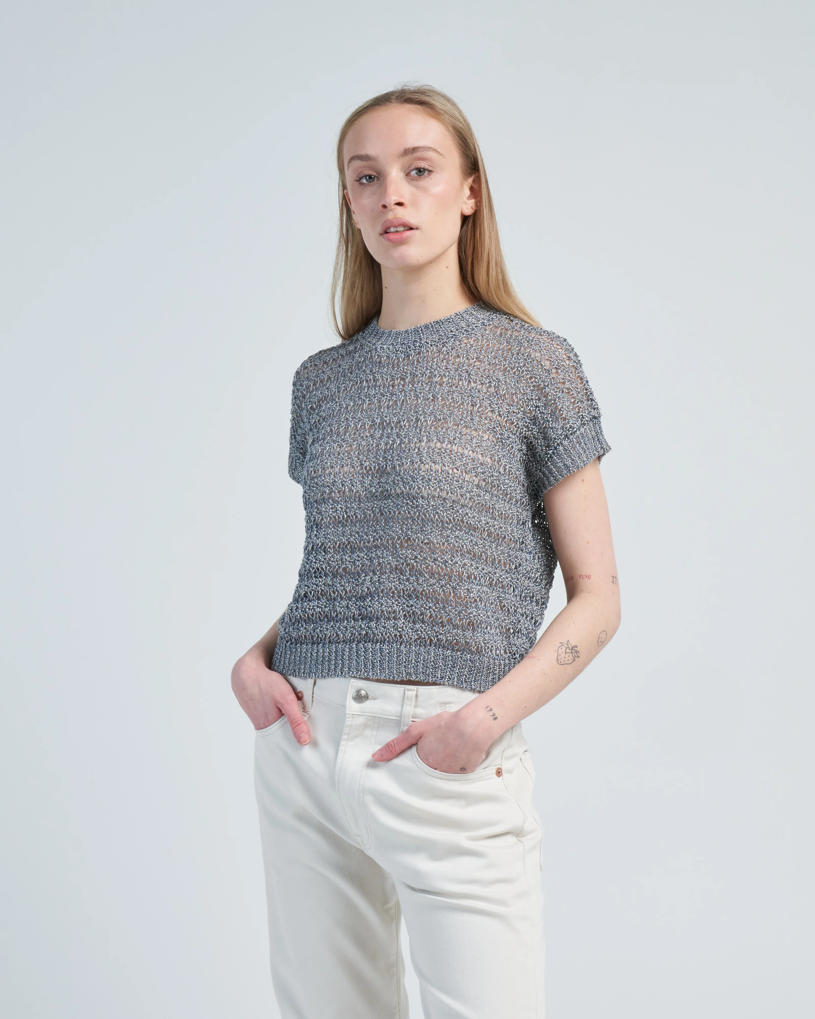 linen knit sweater - Image 3