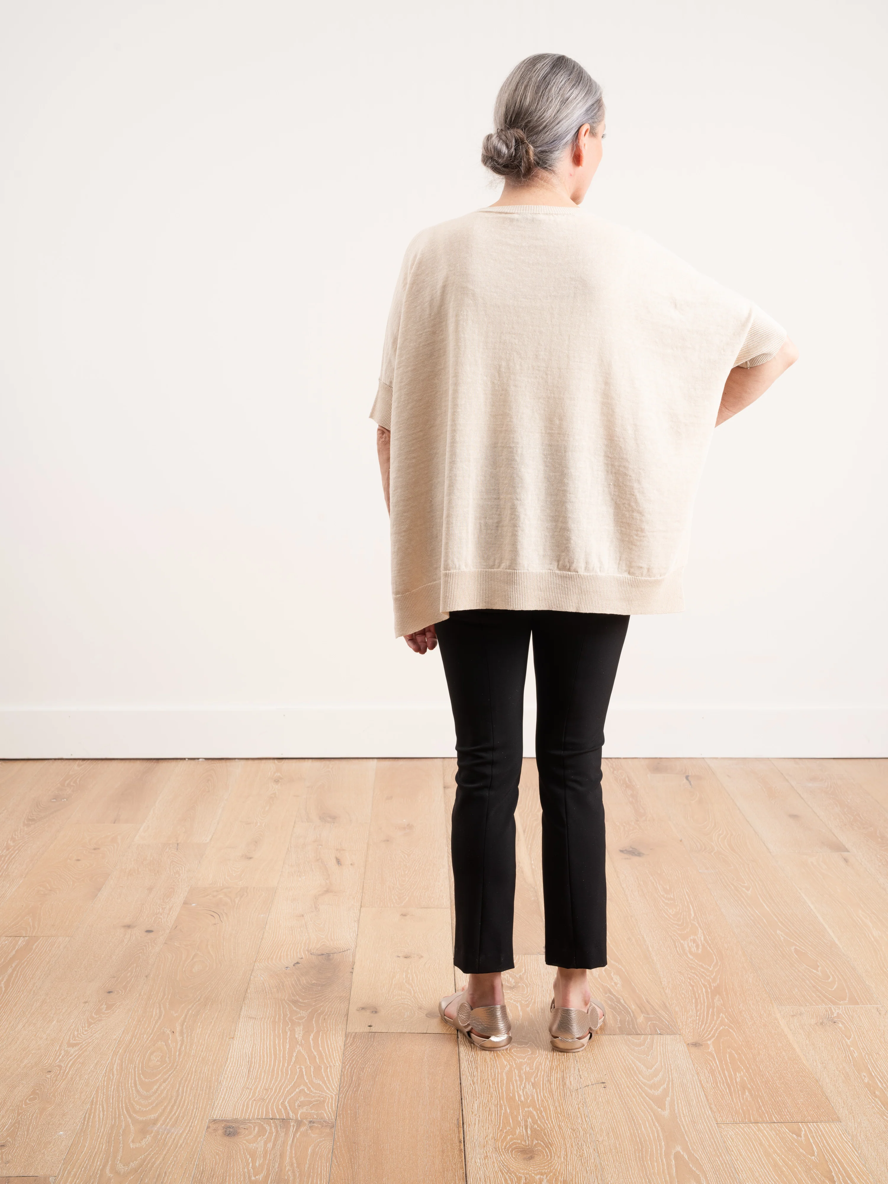 linen sweater - blush - Image 3