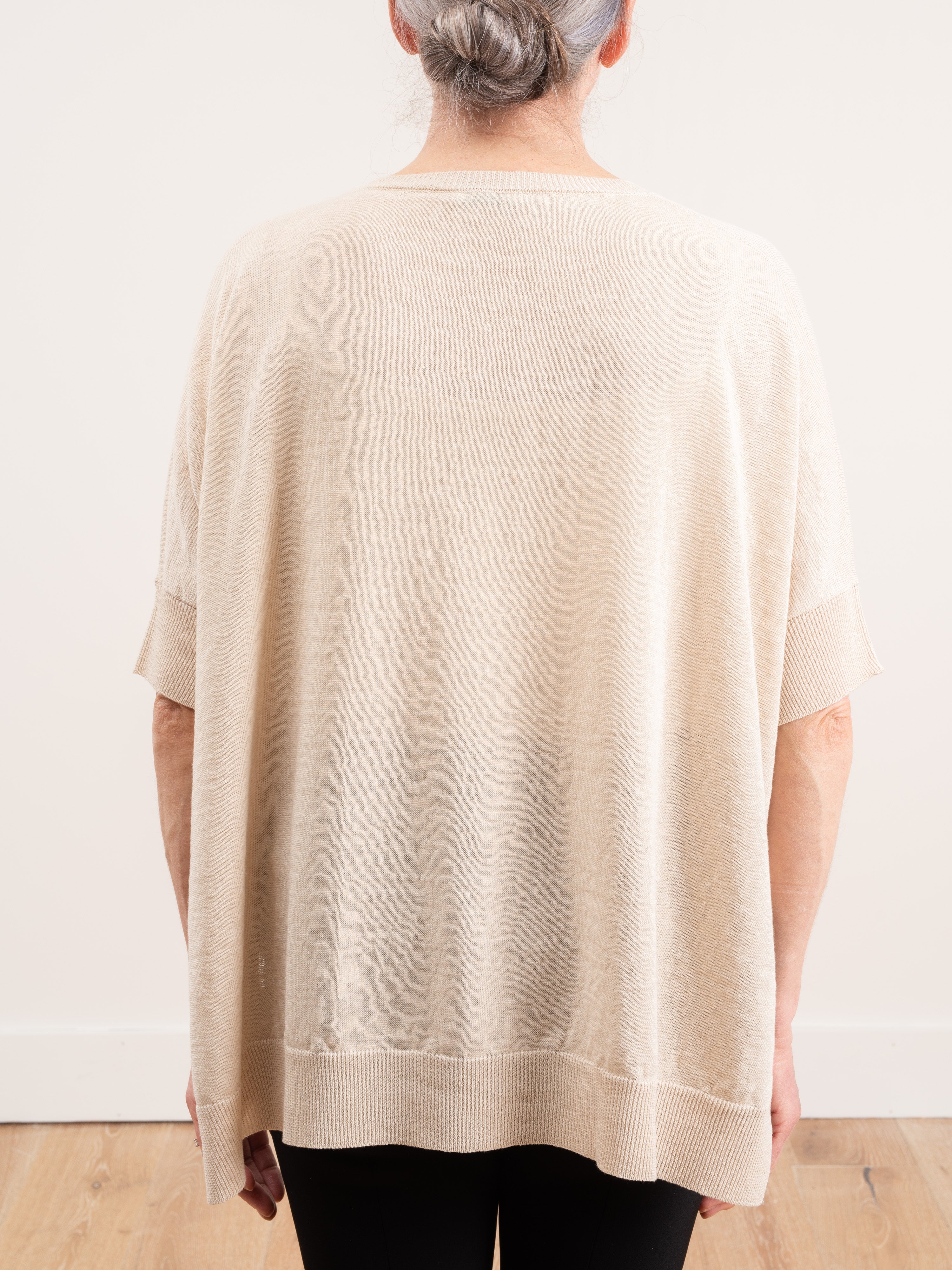 linen sweater - blush - Image 6