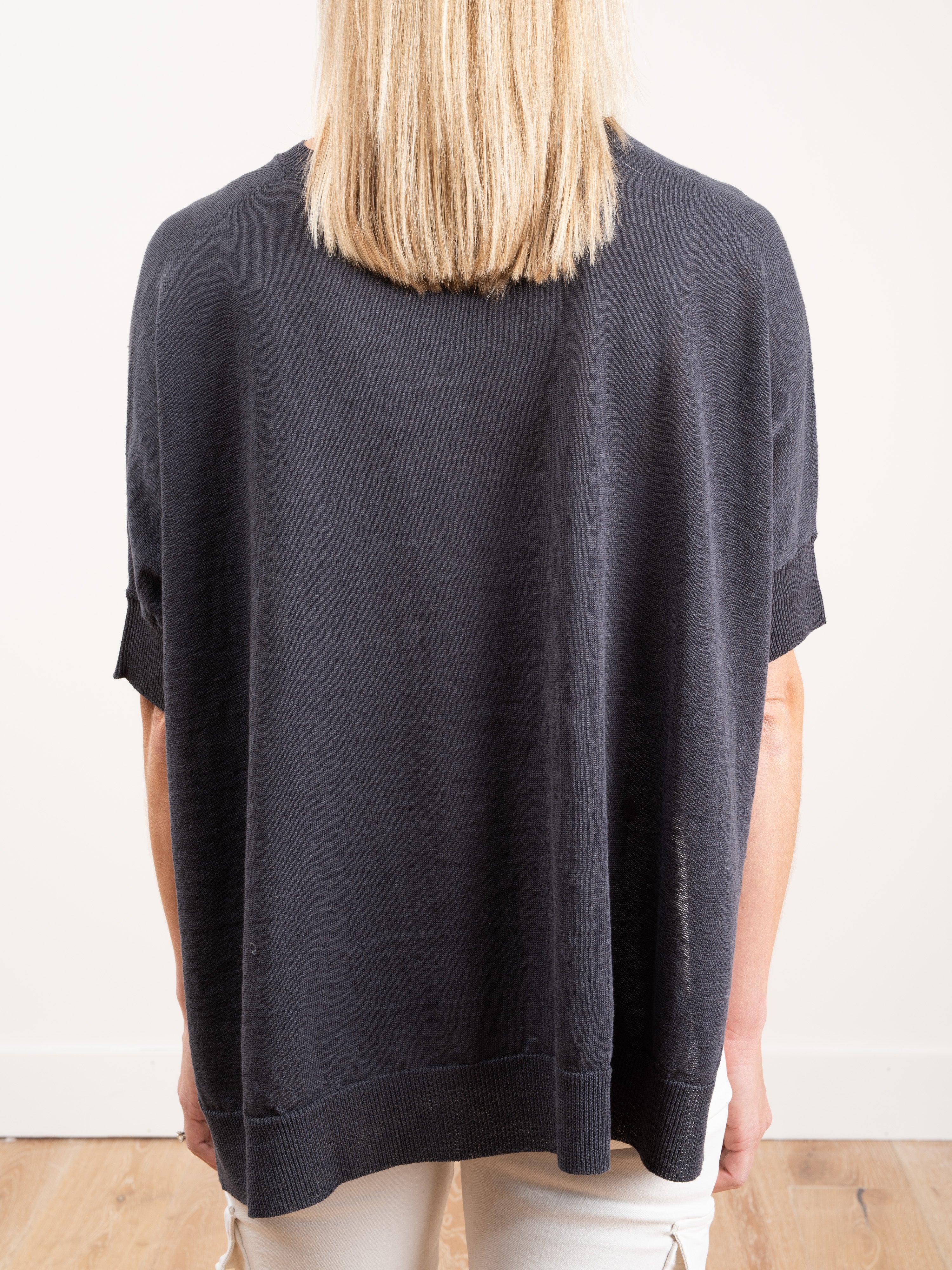 linen sweater - slate - Image 6