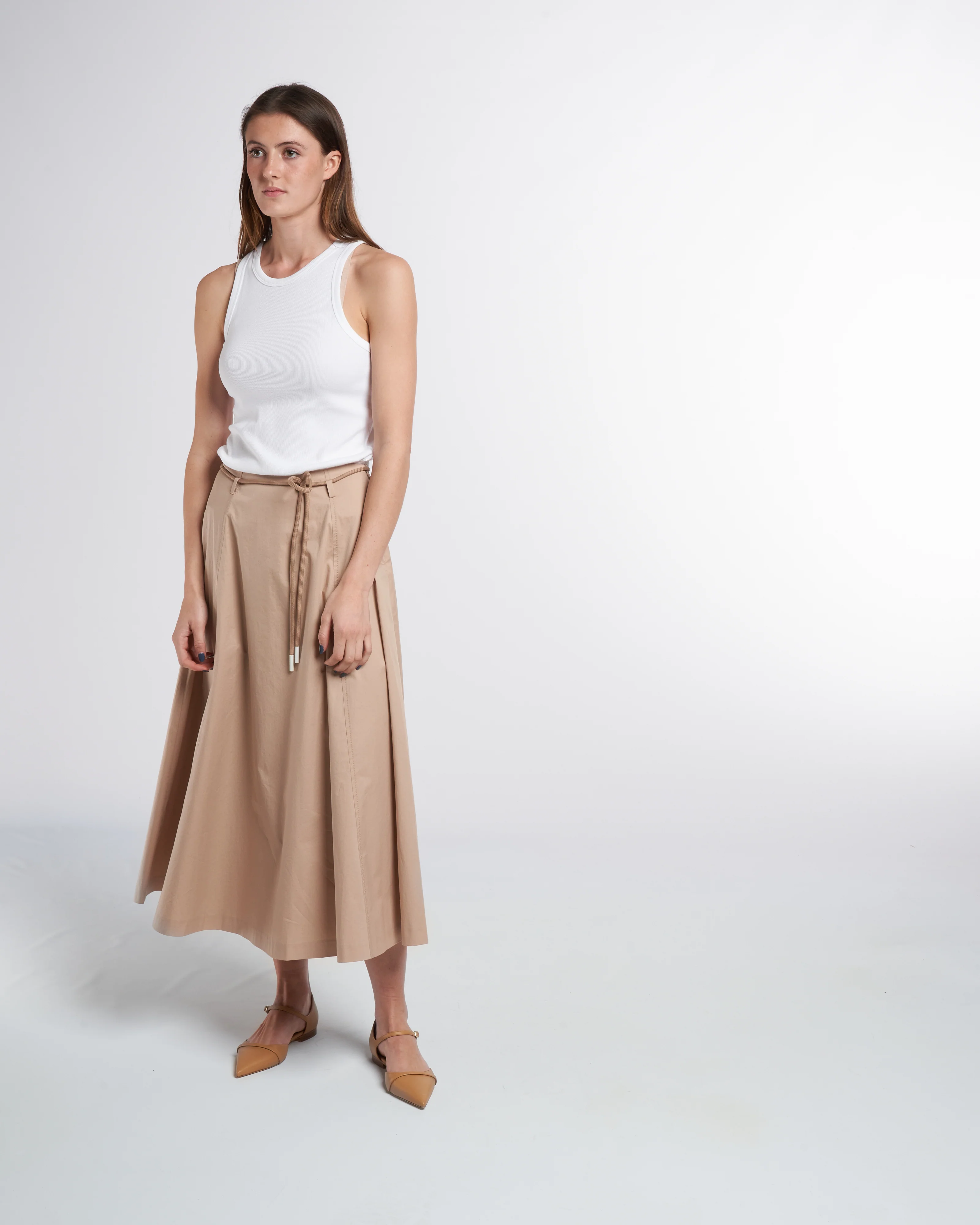 midi skirt - desert beige - Image 2