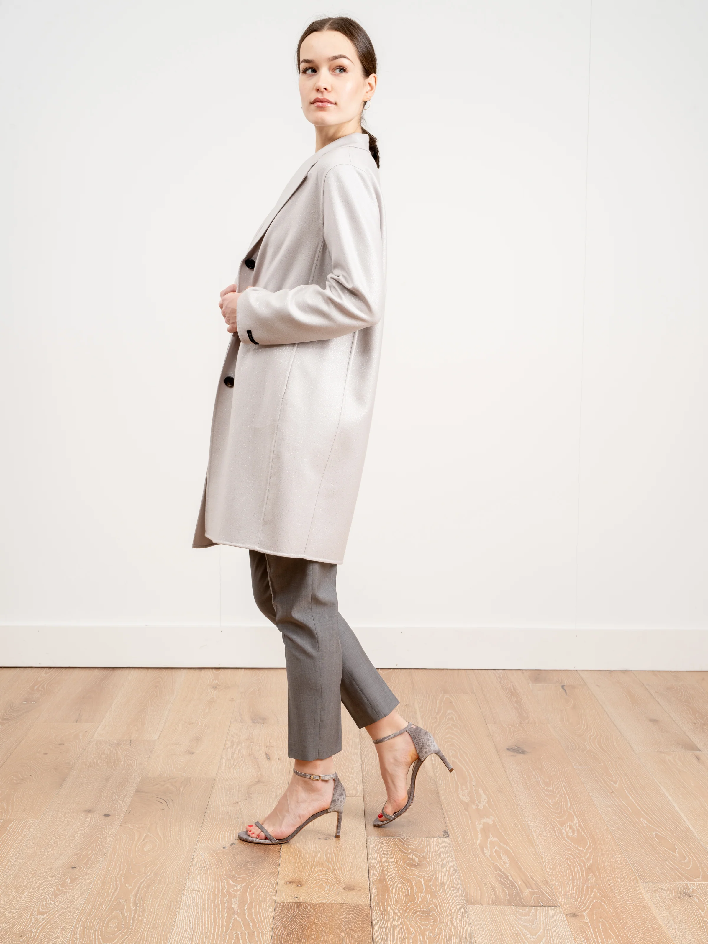 piana coat - tan lurex - Image 3
