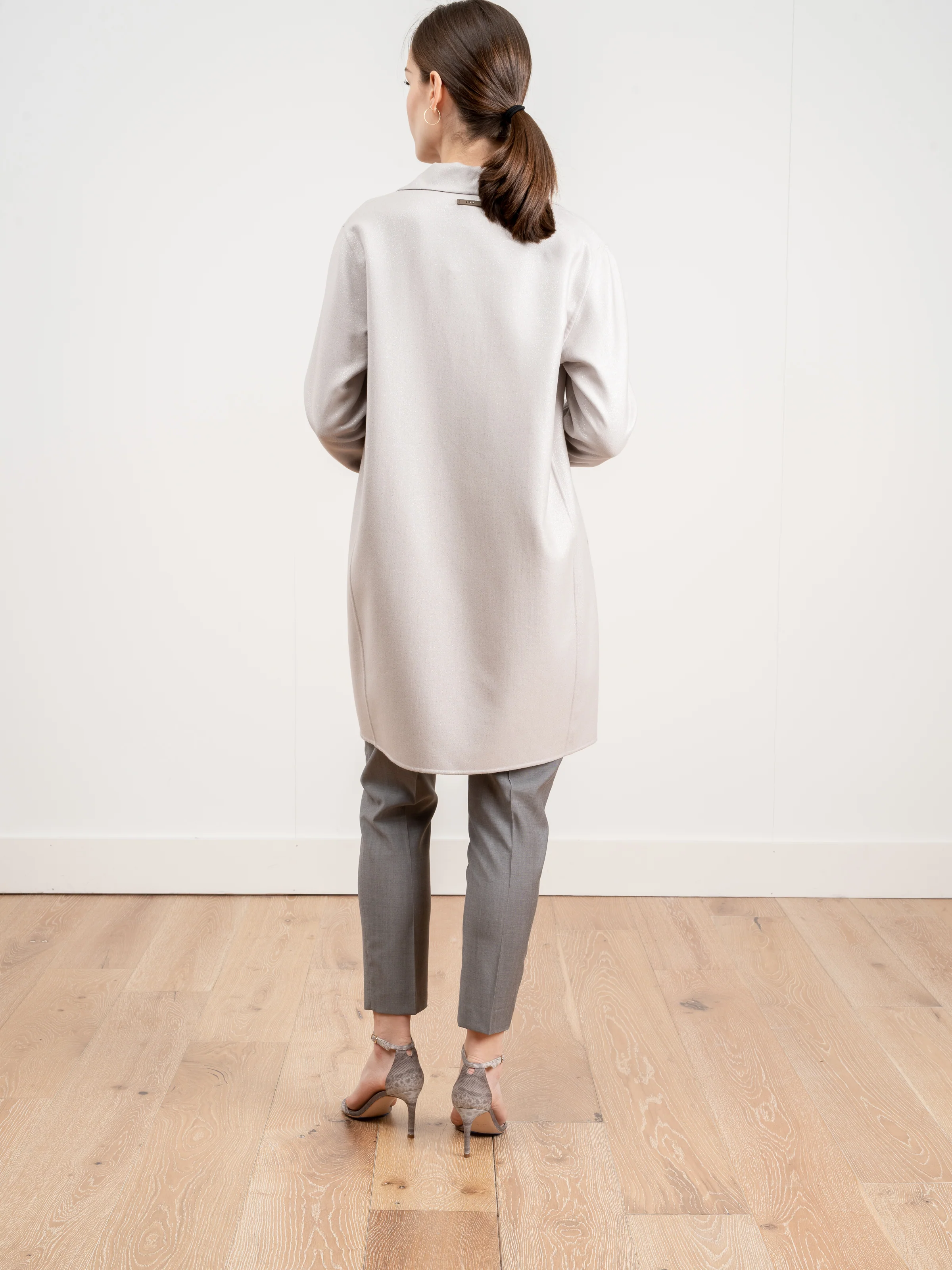 piana coat - tan lurex - Image 4