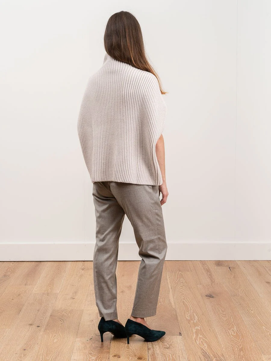 poncho sweater - blush - Image 3