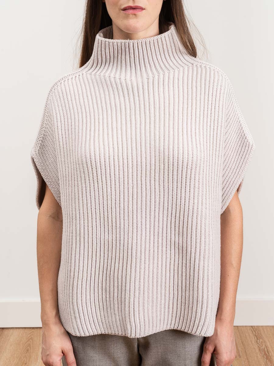 poncho sweater - blush - Image 4