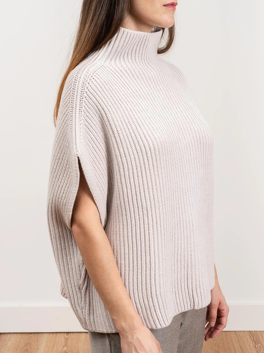 poncho sweater - blush - Image 5