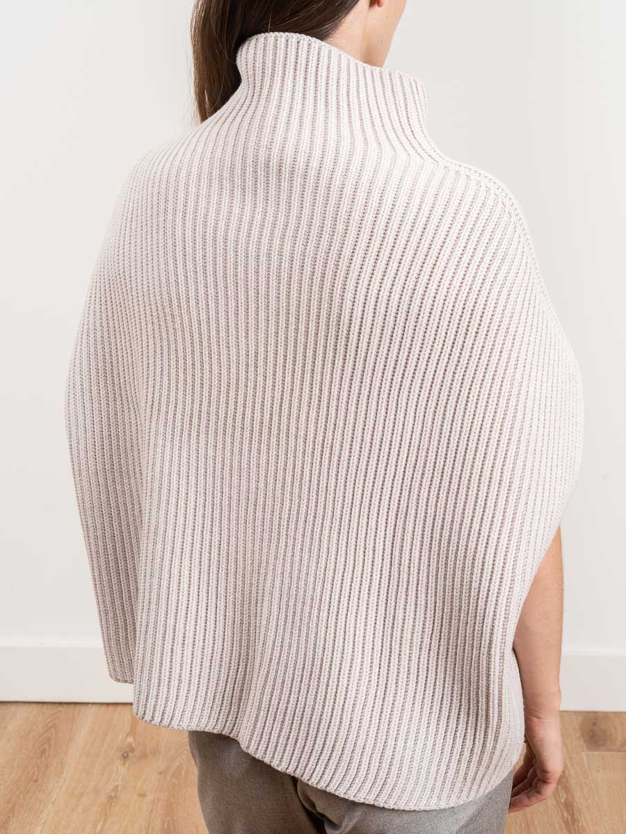 poncho sweater - blush - Image 6
