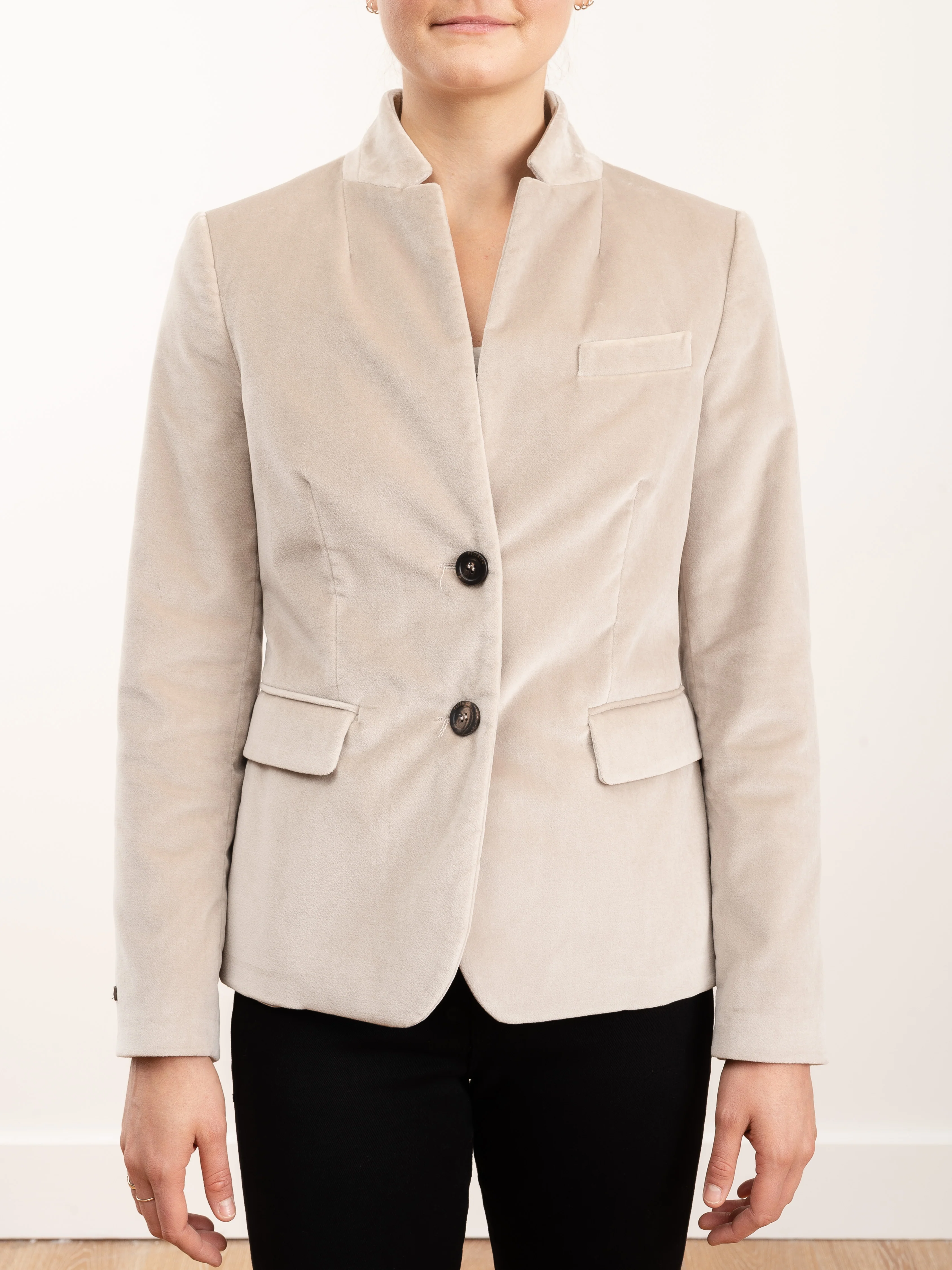 puddy velvor jacket - rose - Image 2