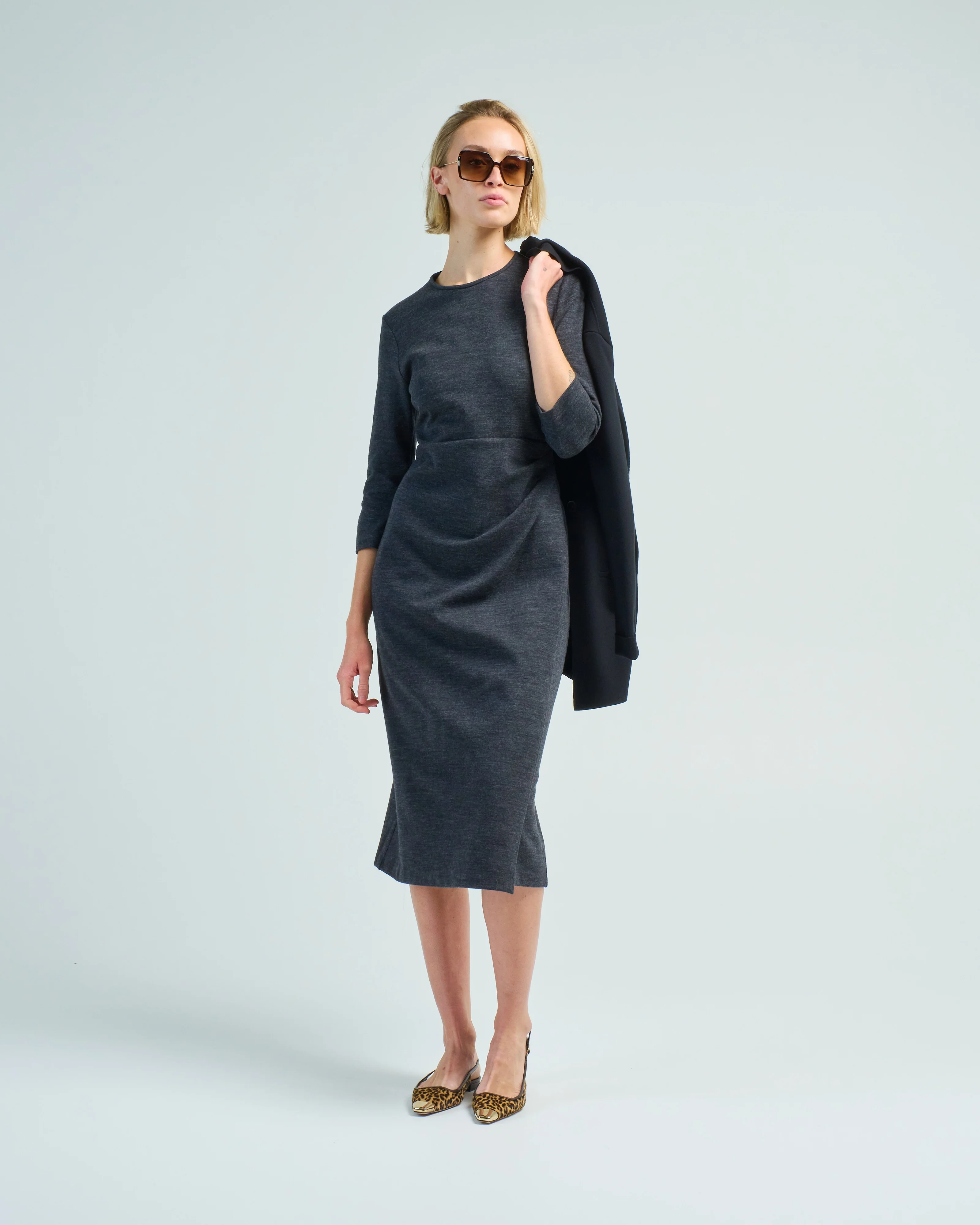 round neck long dress - Image 2