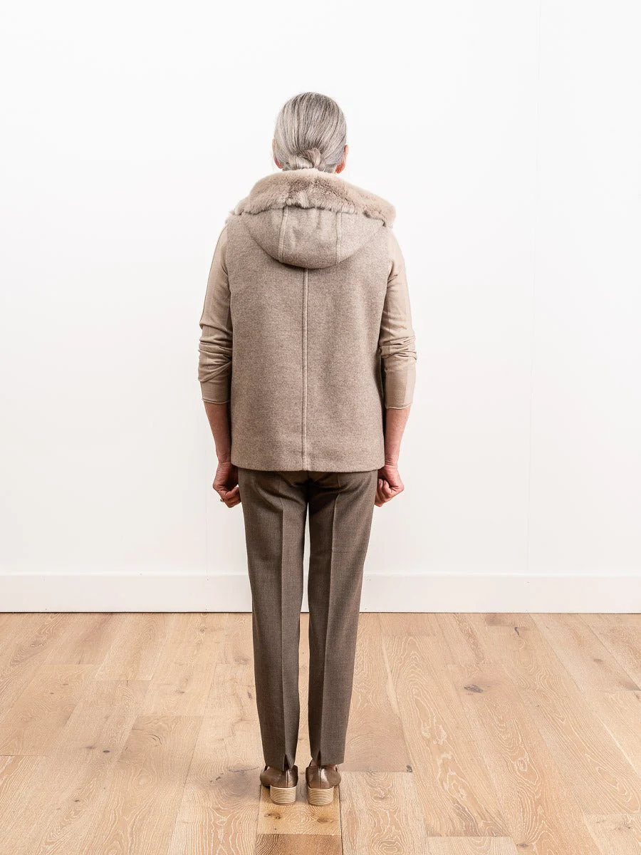 shearling vest - Image 3