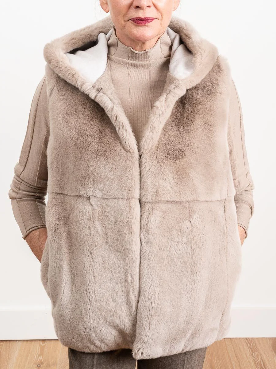 shearling vest - Image 5