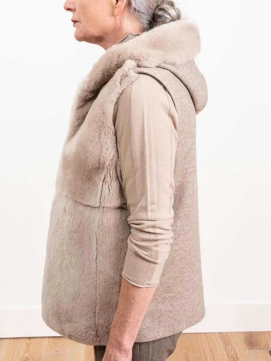 shearling vest - Image 6