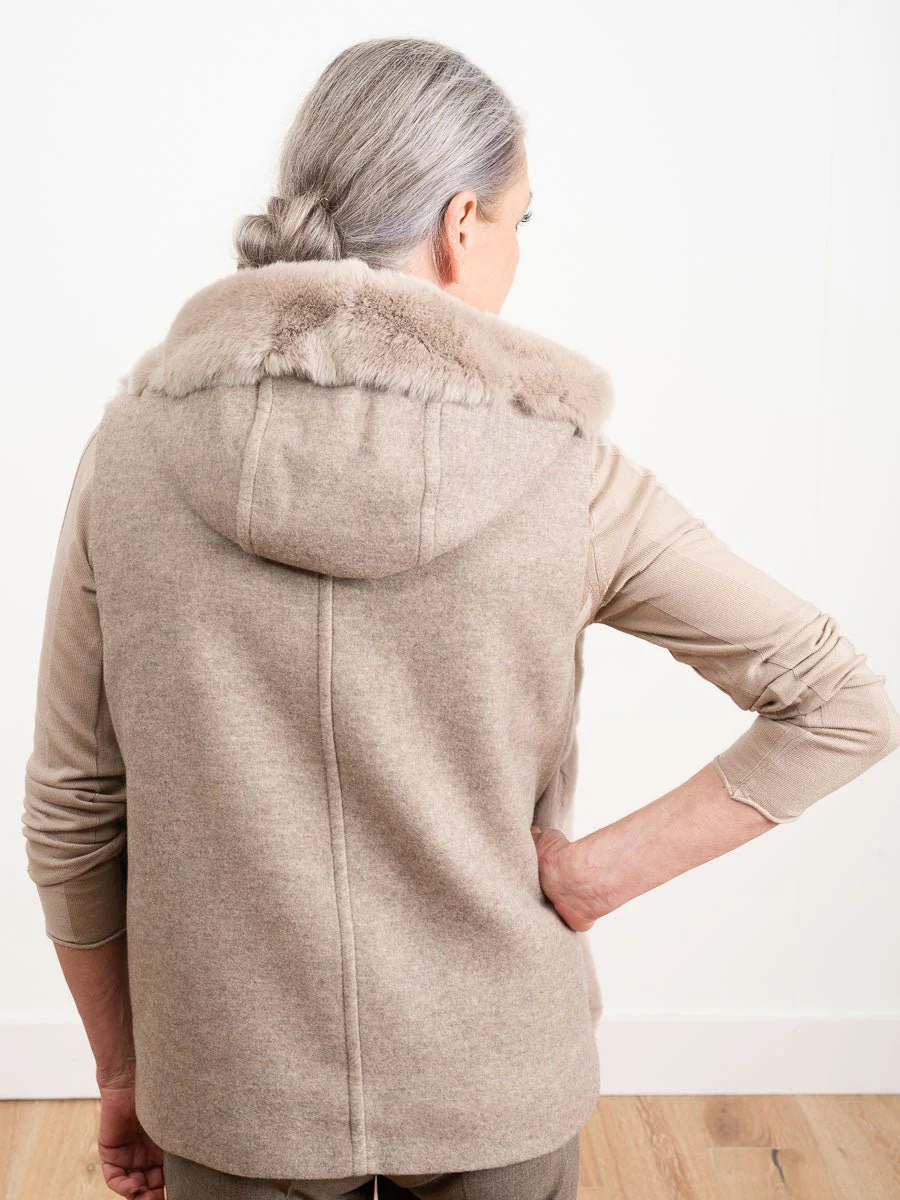 shearling vest - Image 7