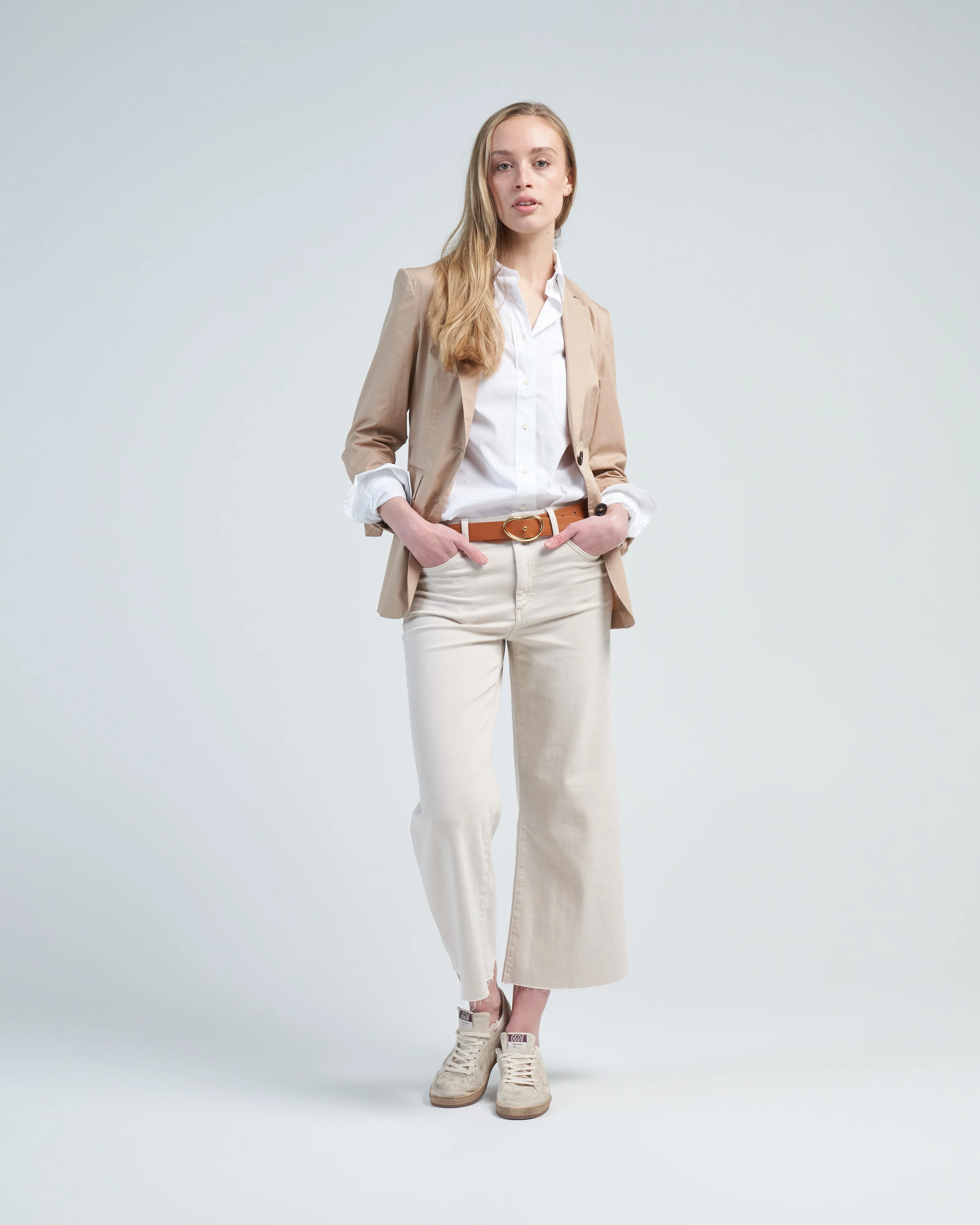 stretch cotton blazer - Image 2
