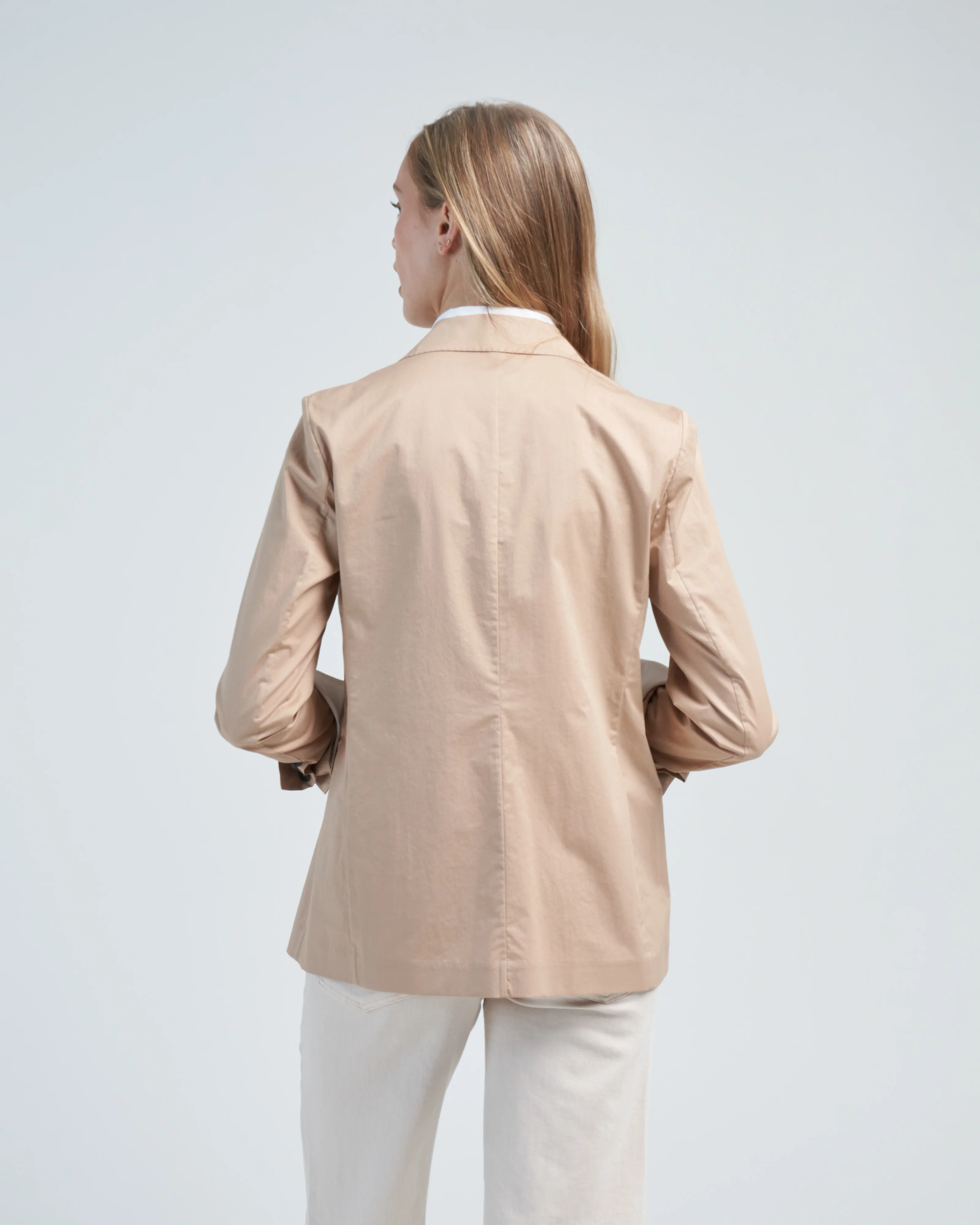 stretch cotton blazer - Image 4