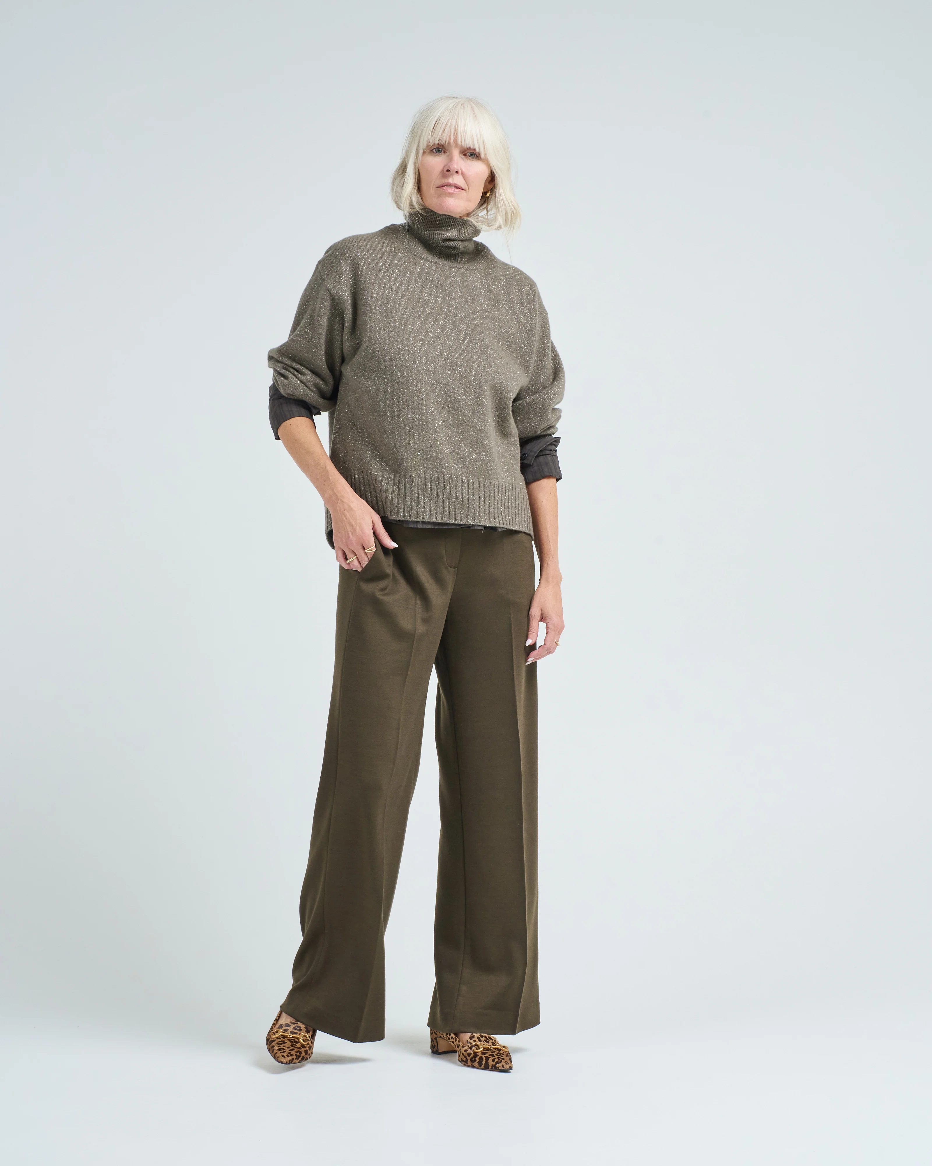 turtleneck sweater with lurex - Image 2