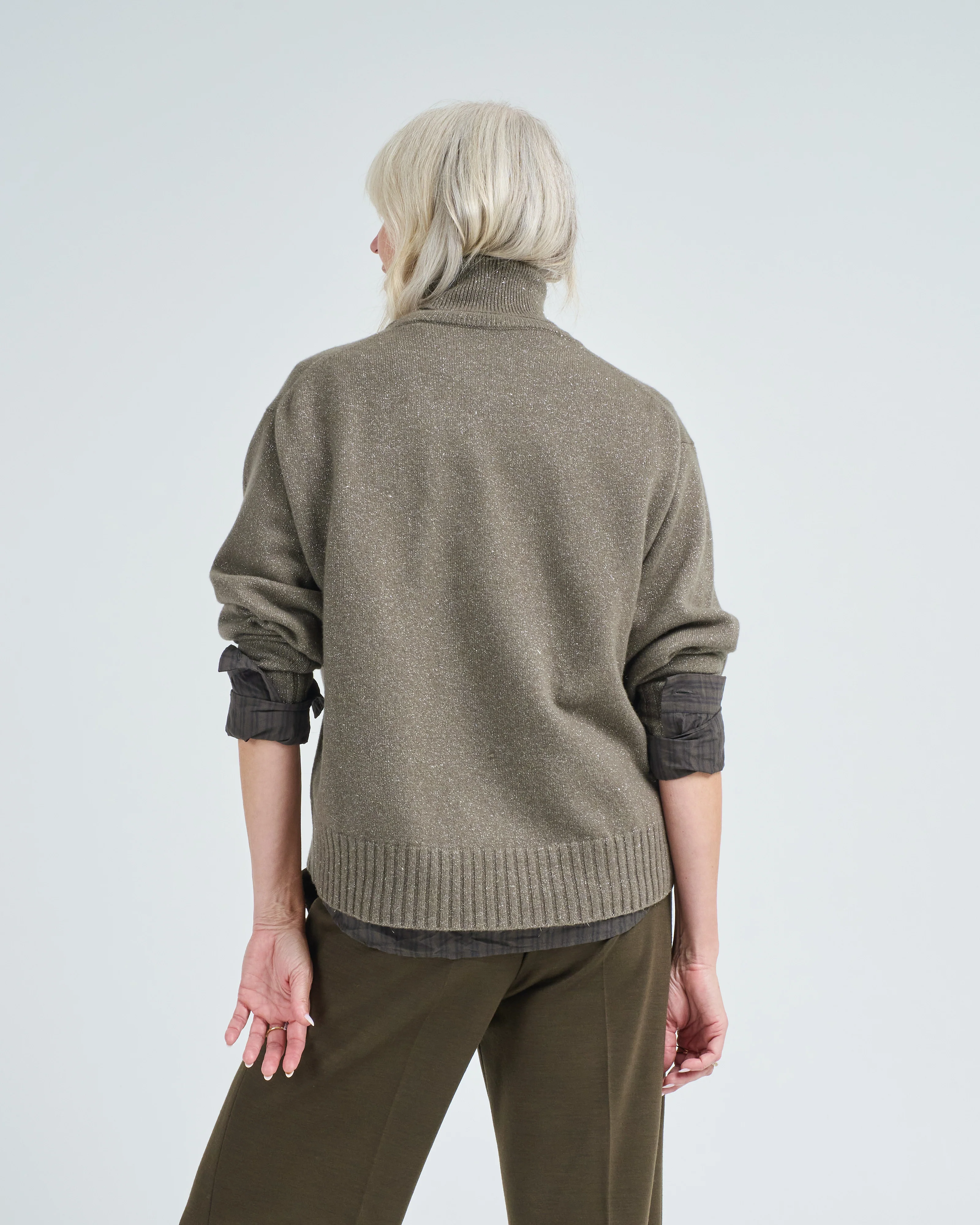 turtleneck sweater with lurex - Image 5