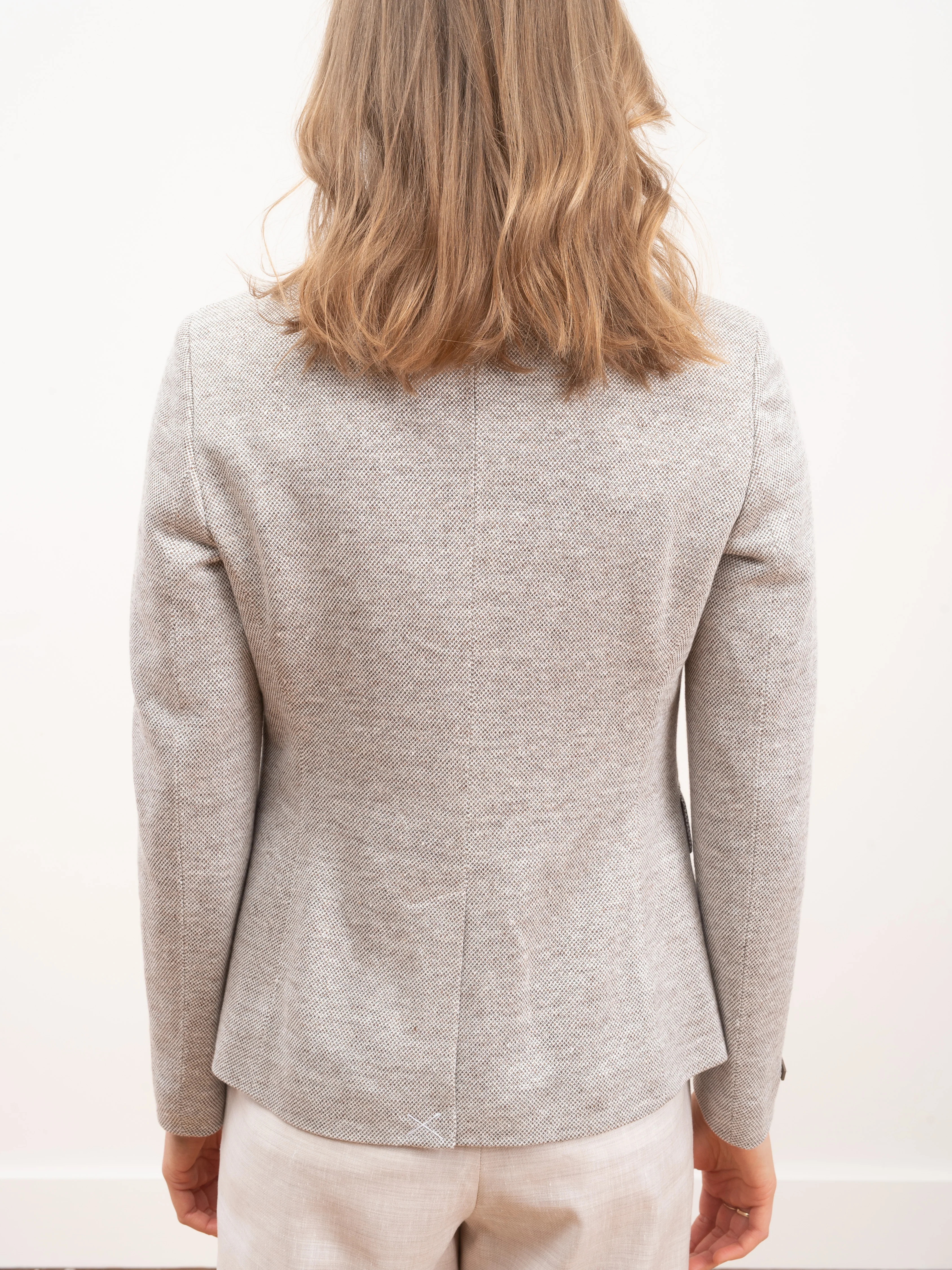 two button up collar jacket - cafe - Image 4