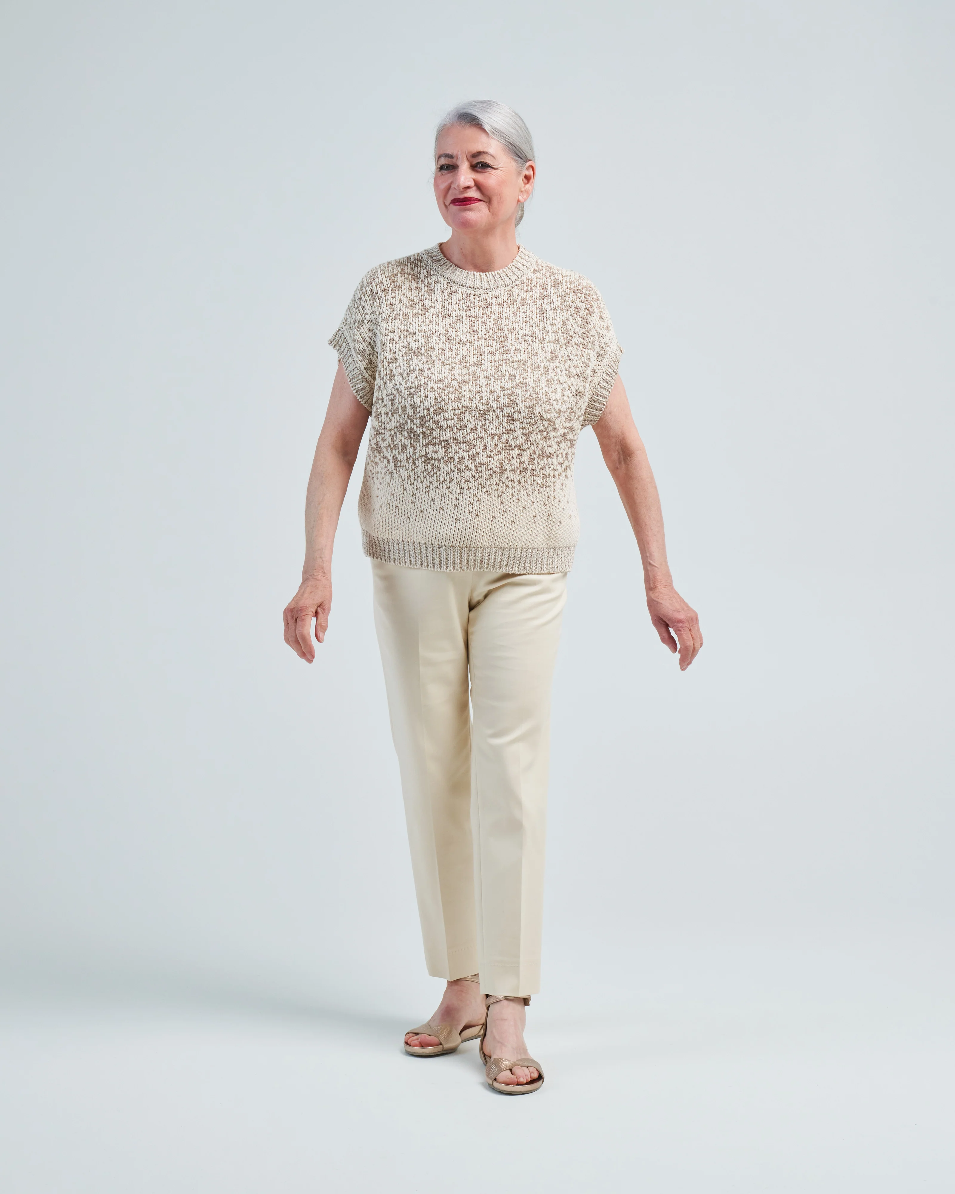 viscose cotton front zip pant - Image 2