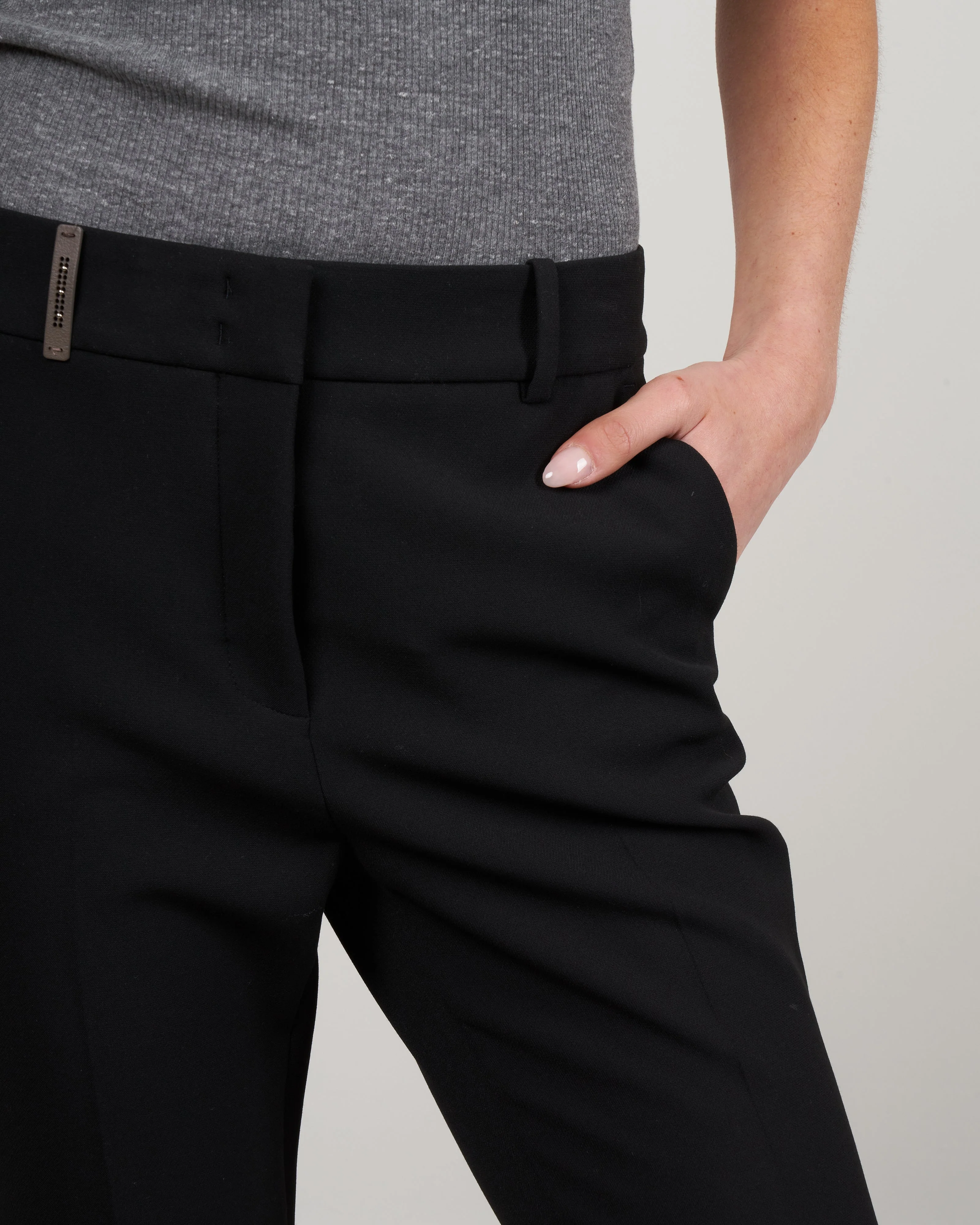 viscose cotton stretch - 105 black - Image 5