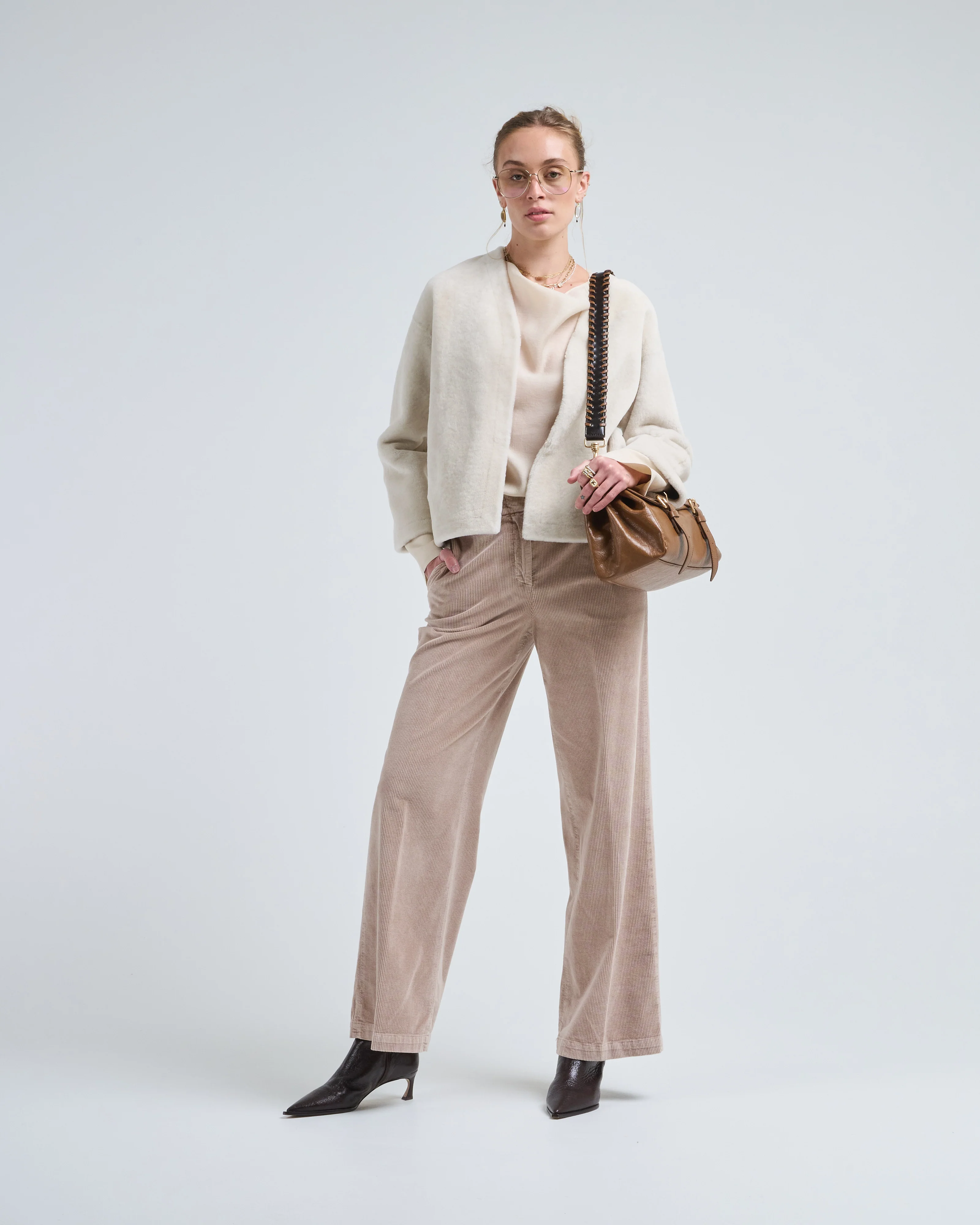 wales cord cotton velvet pant - Image 2