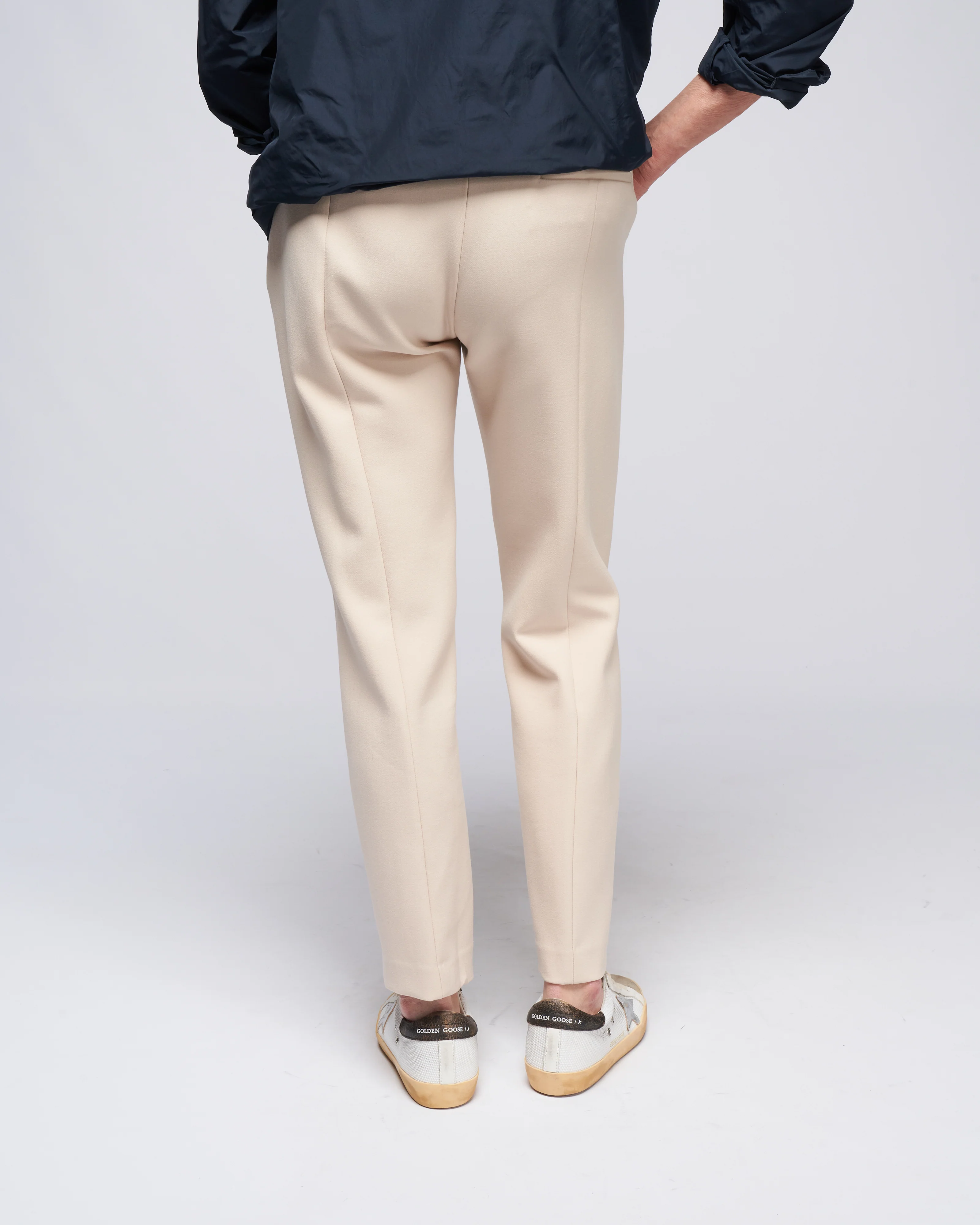 woman trousers bistretch - almond white - Image 5