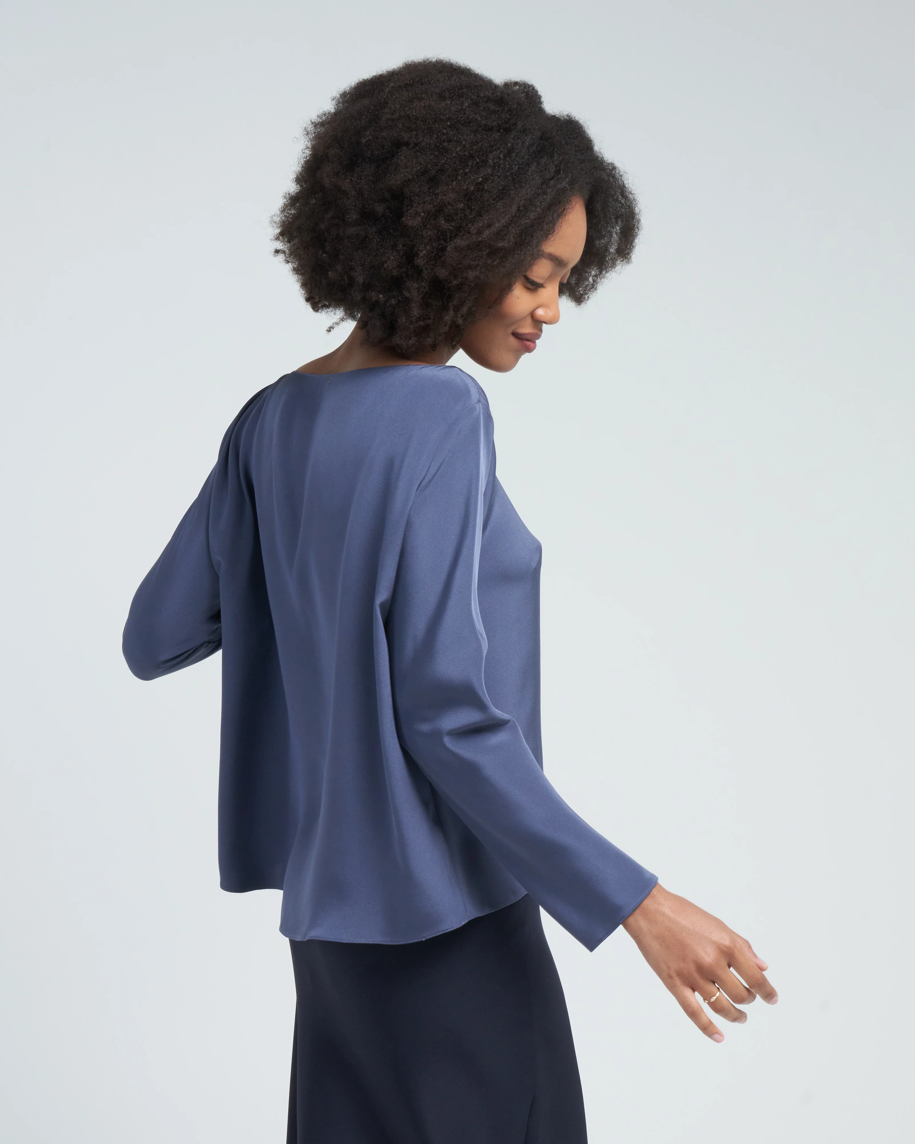 balance top - denim - Image 2