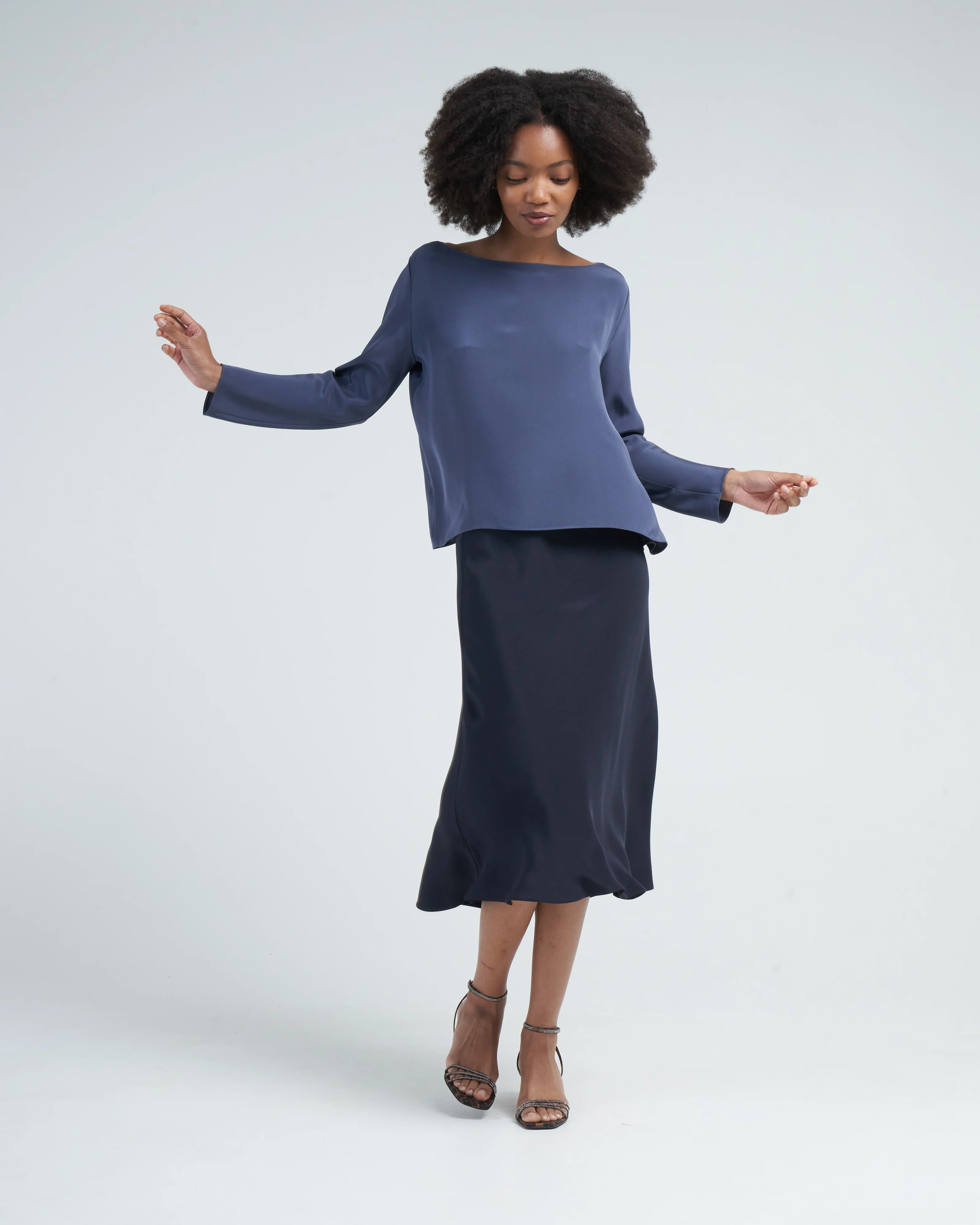 balance top - denim - Image 5