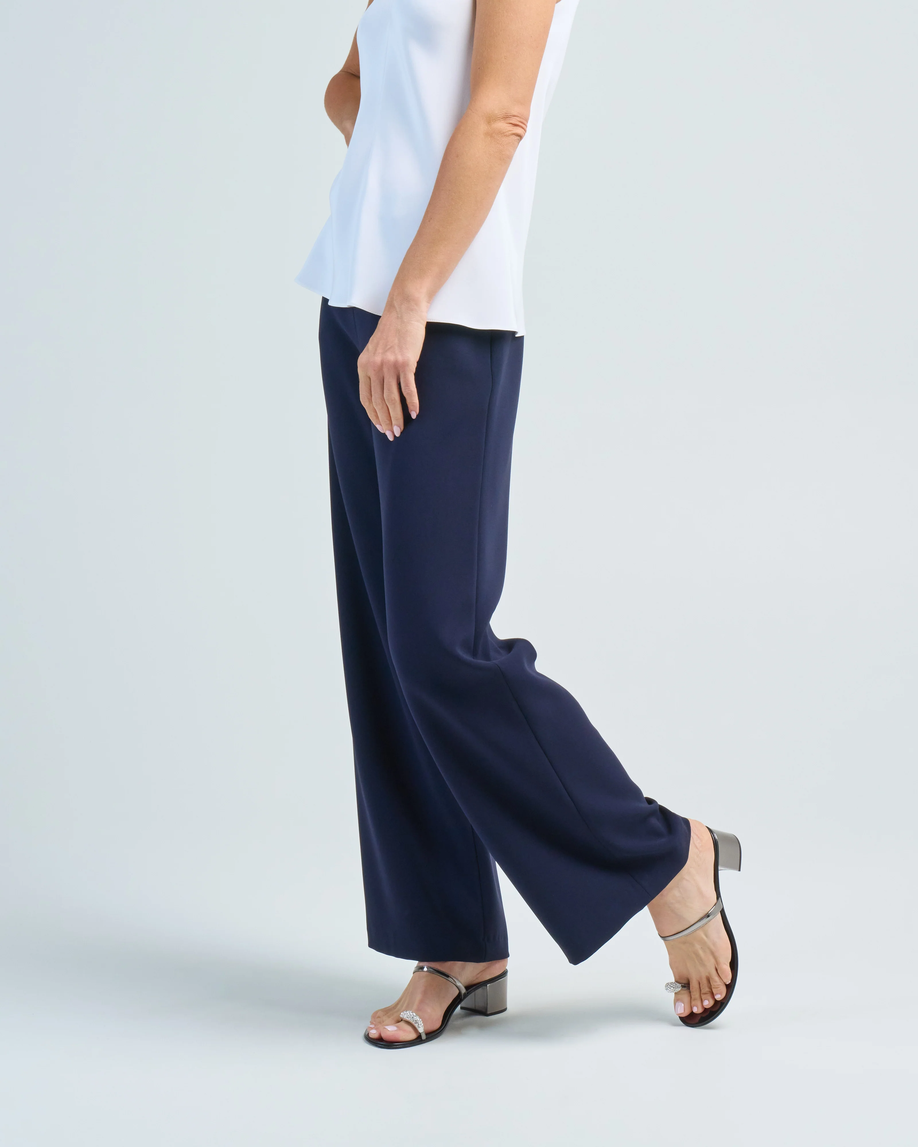 crepe pocket pullup pant - Image 3