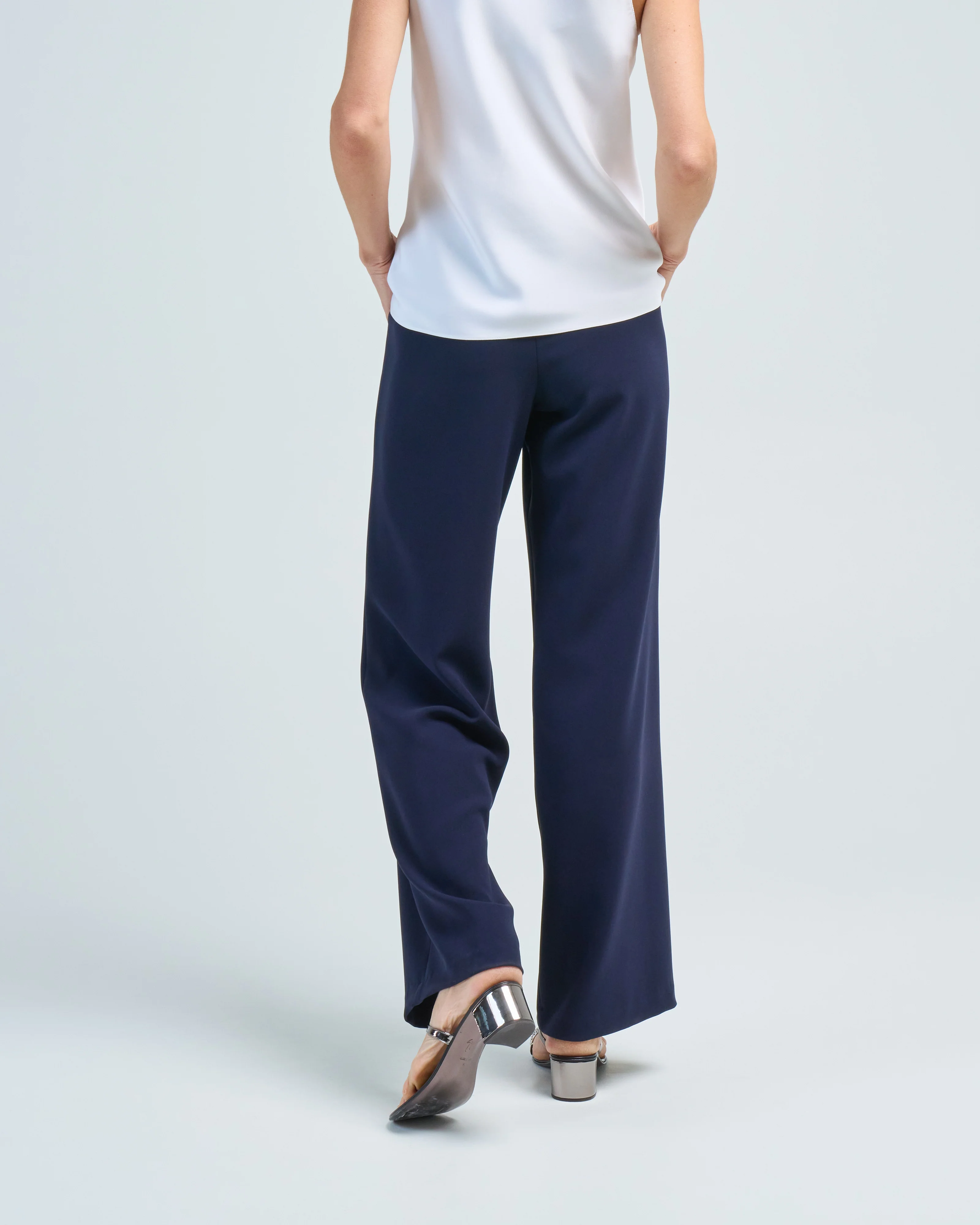 crepe pocket pullup pant - Image 4