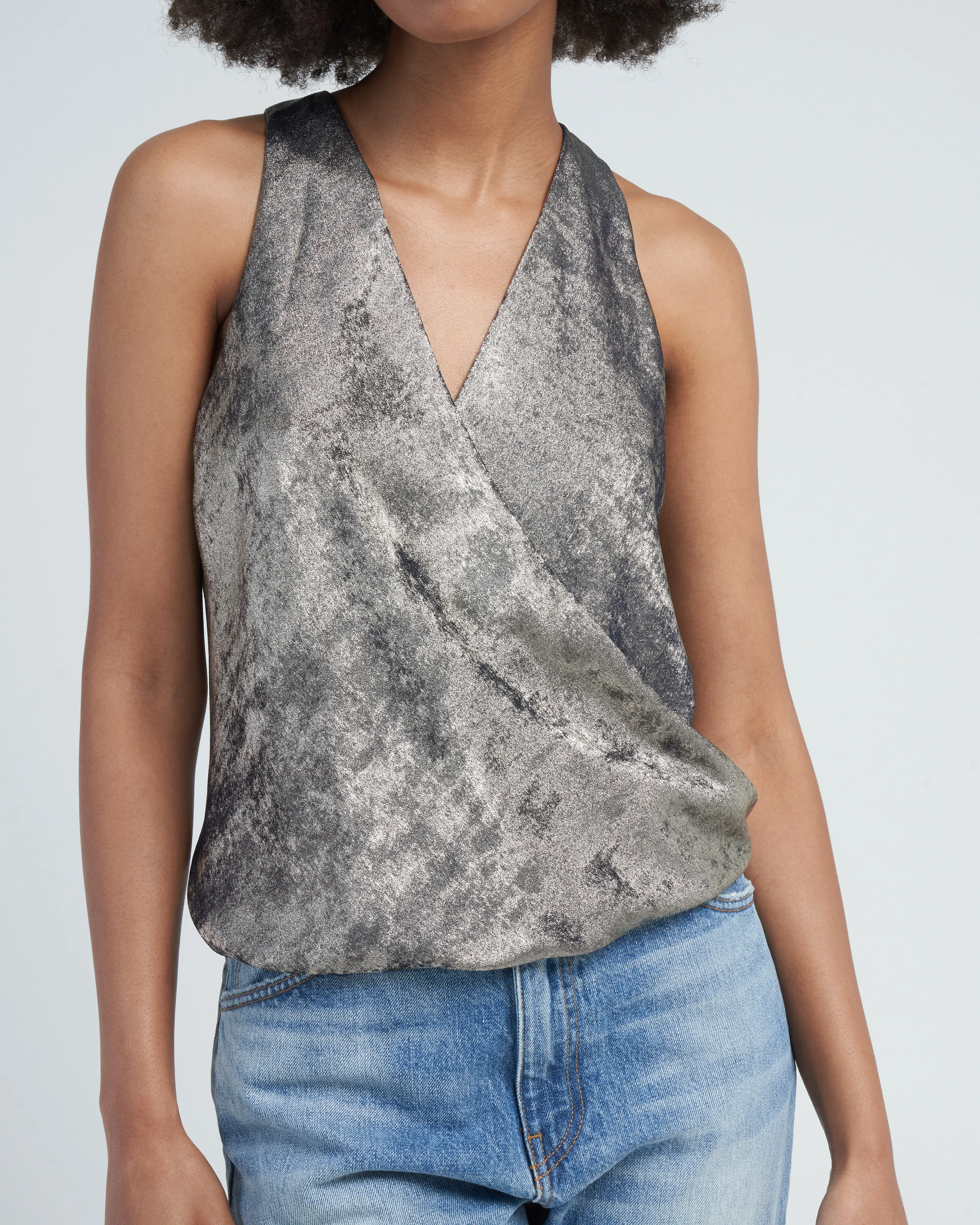 hi tide top - silver foil - Image 5