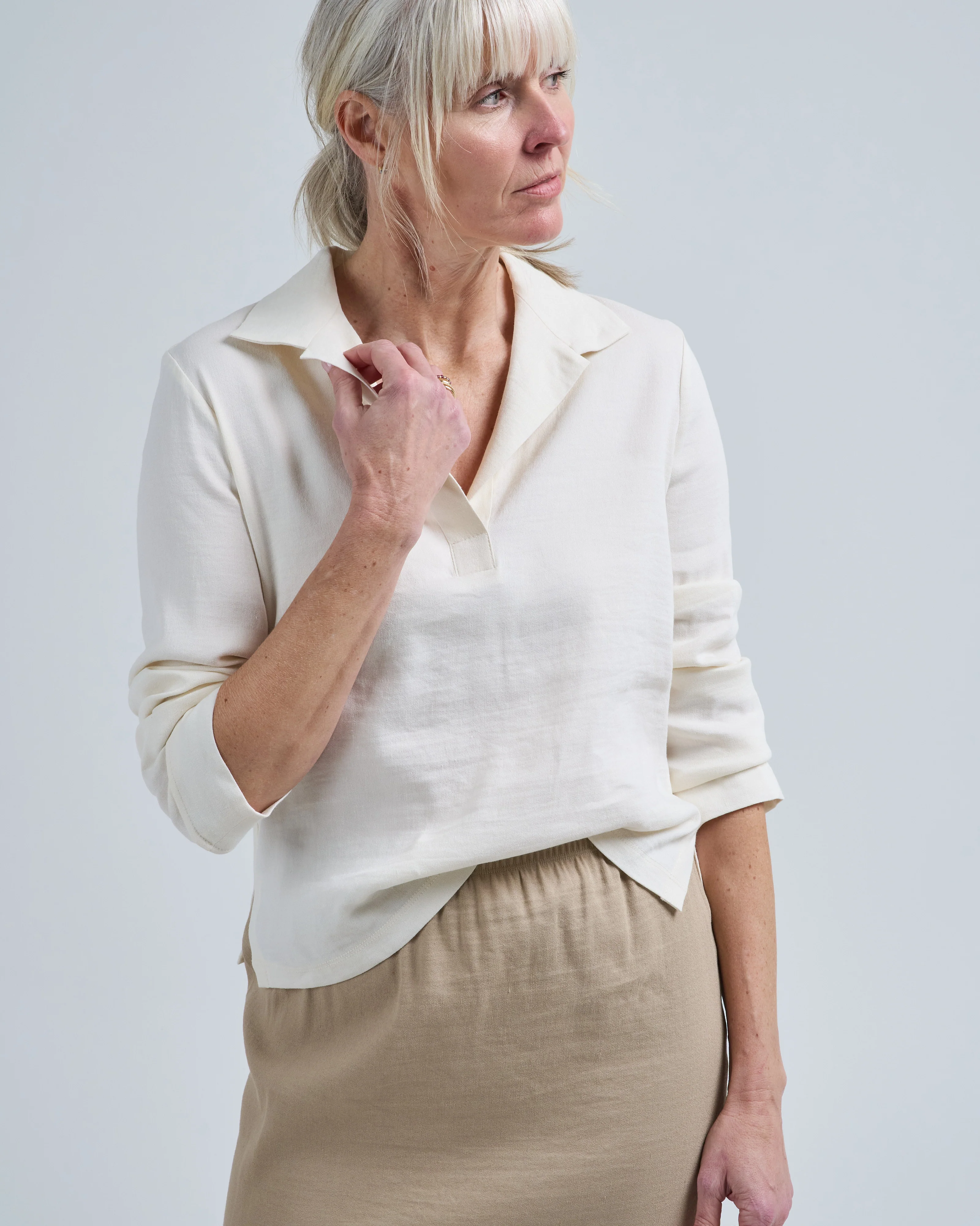 linen cate shirt - Image 4