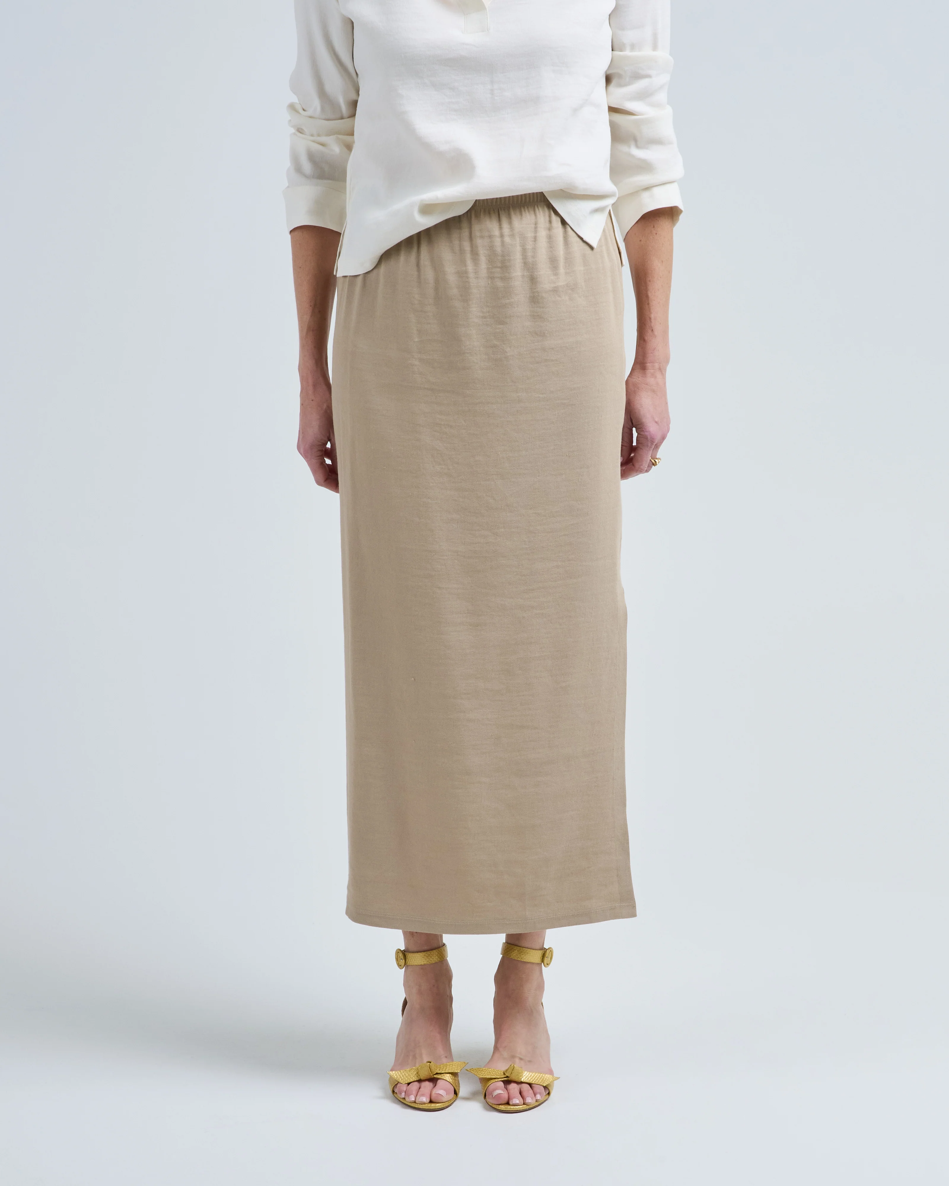 linen stem skirt - Image 2