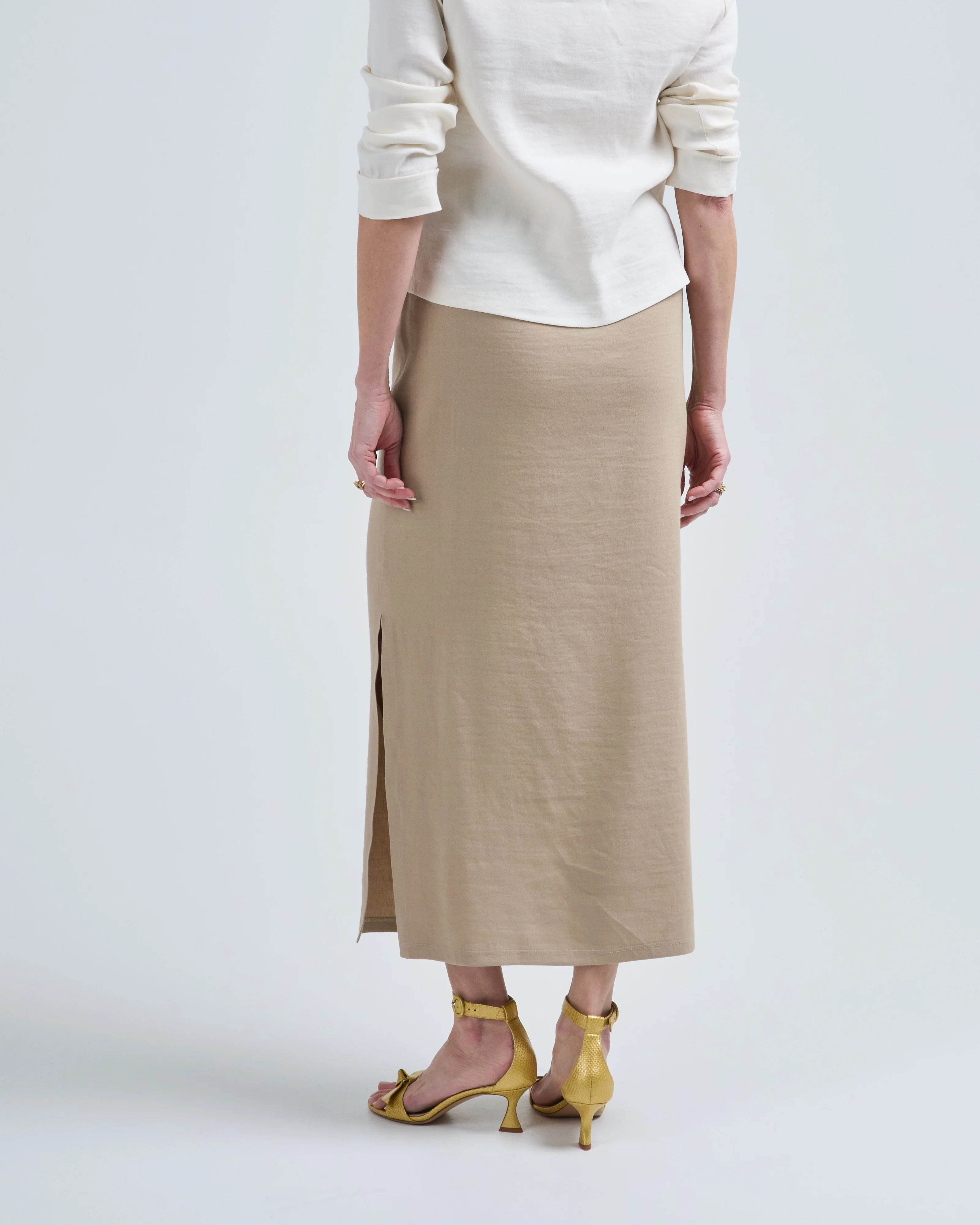 linen stem skirt - Image 4