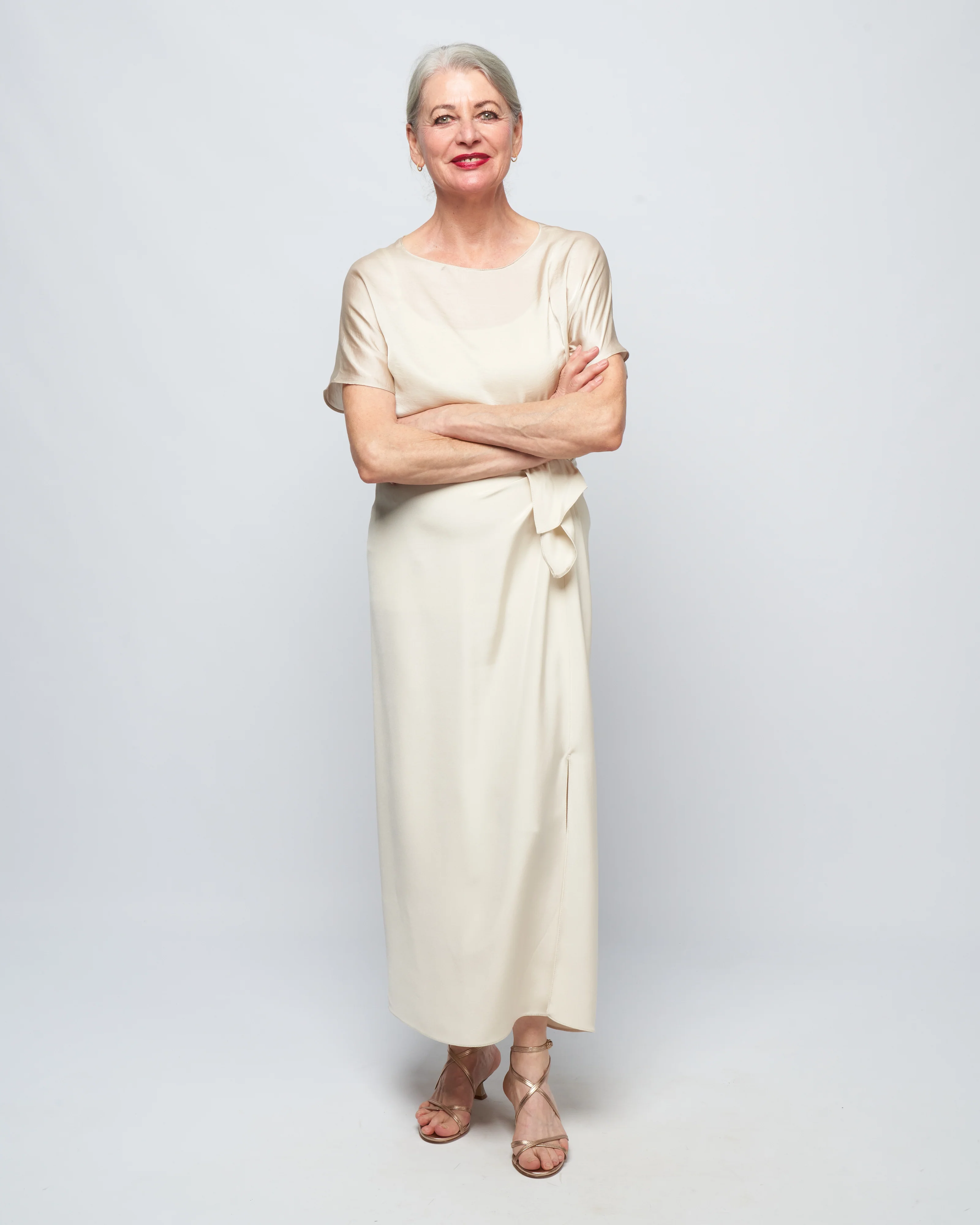 long sarong - cream - Image 2
