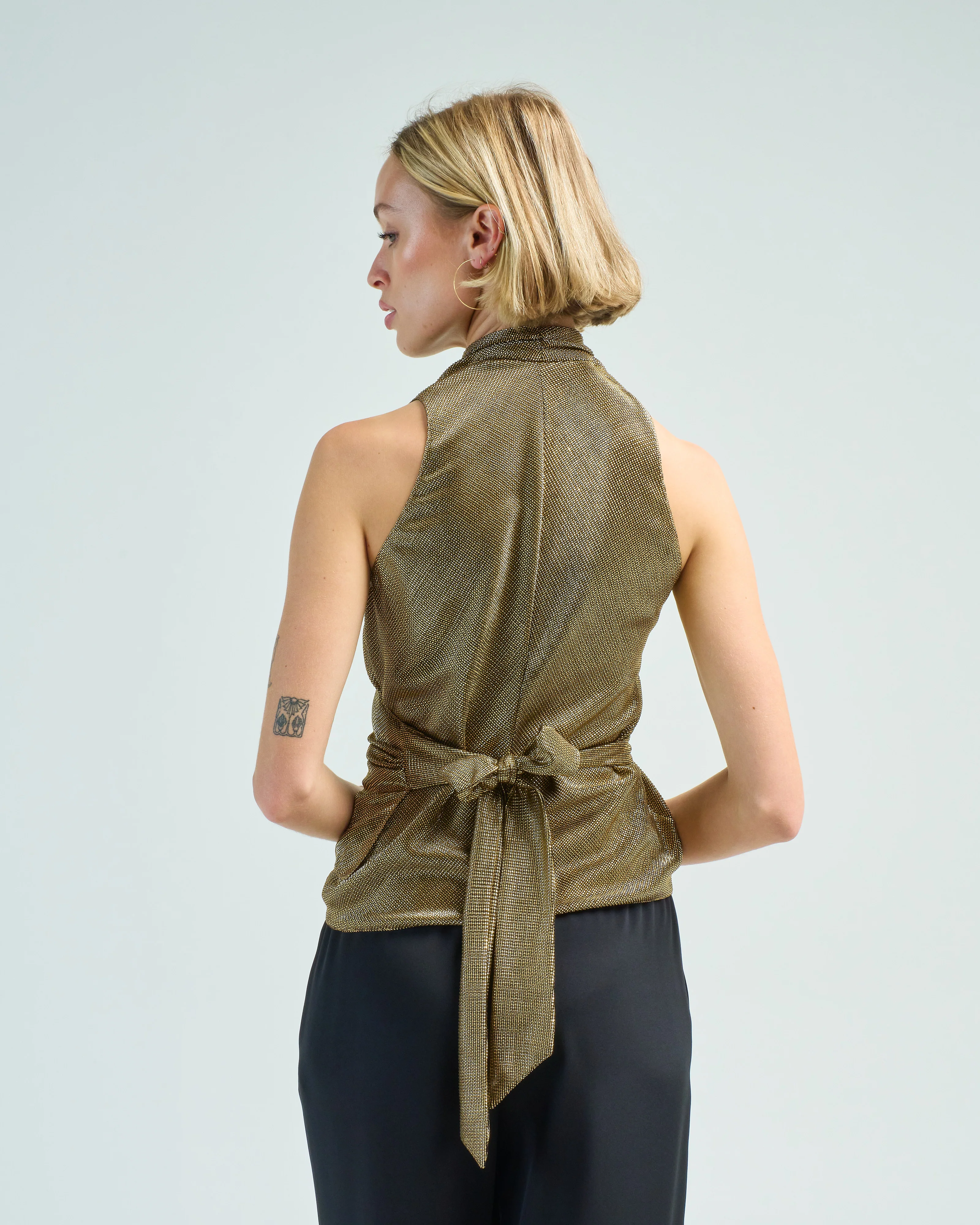 mesh wrap top - Image 4