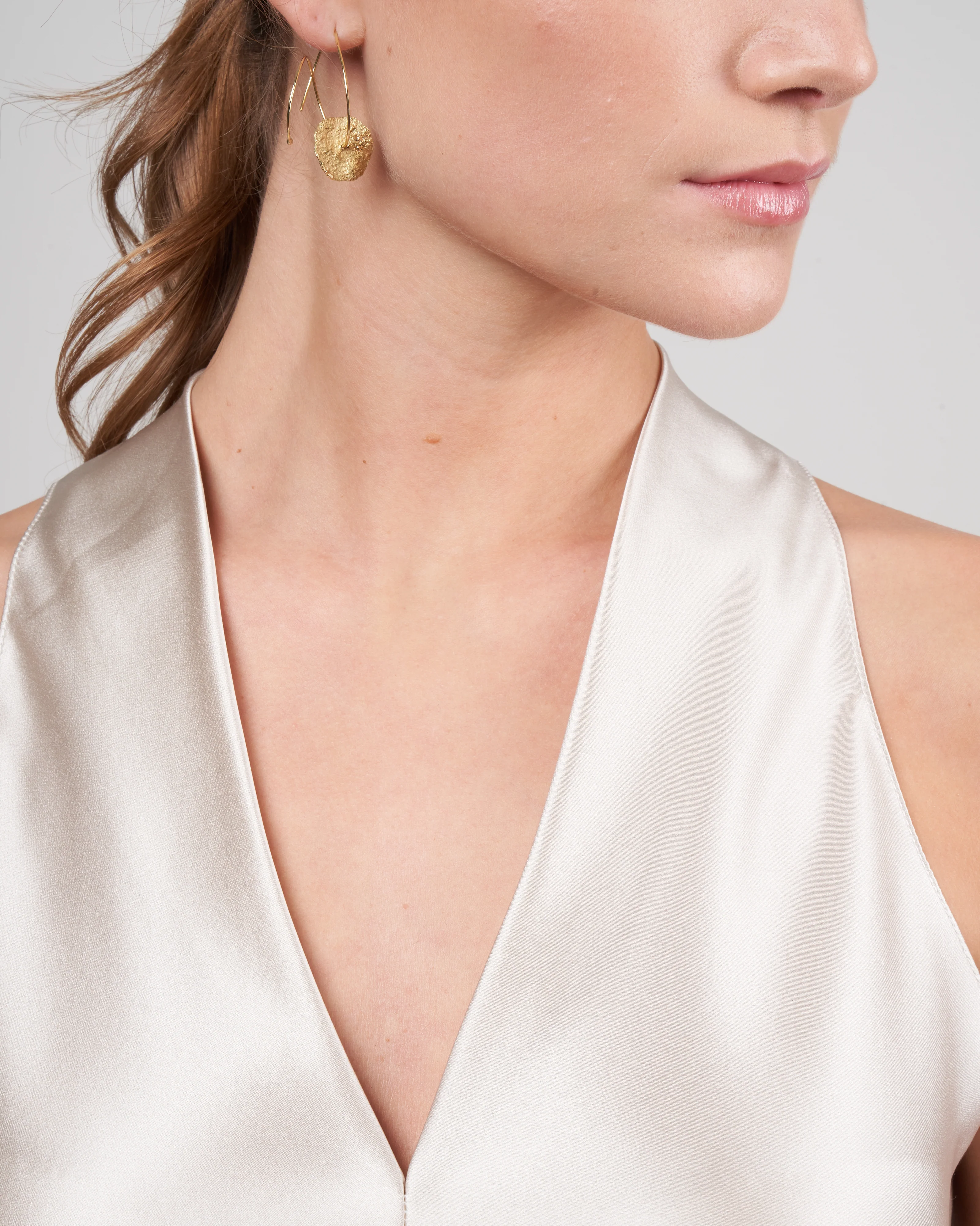 peter cohen tux tank satin - ecru satin - Image 5