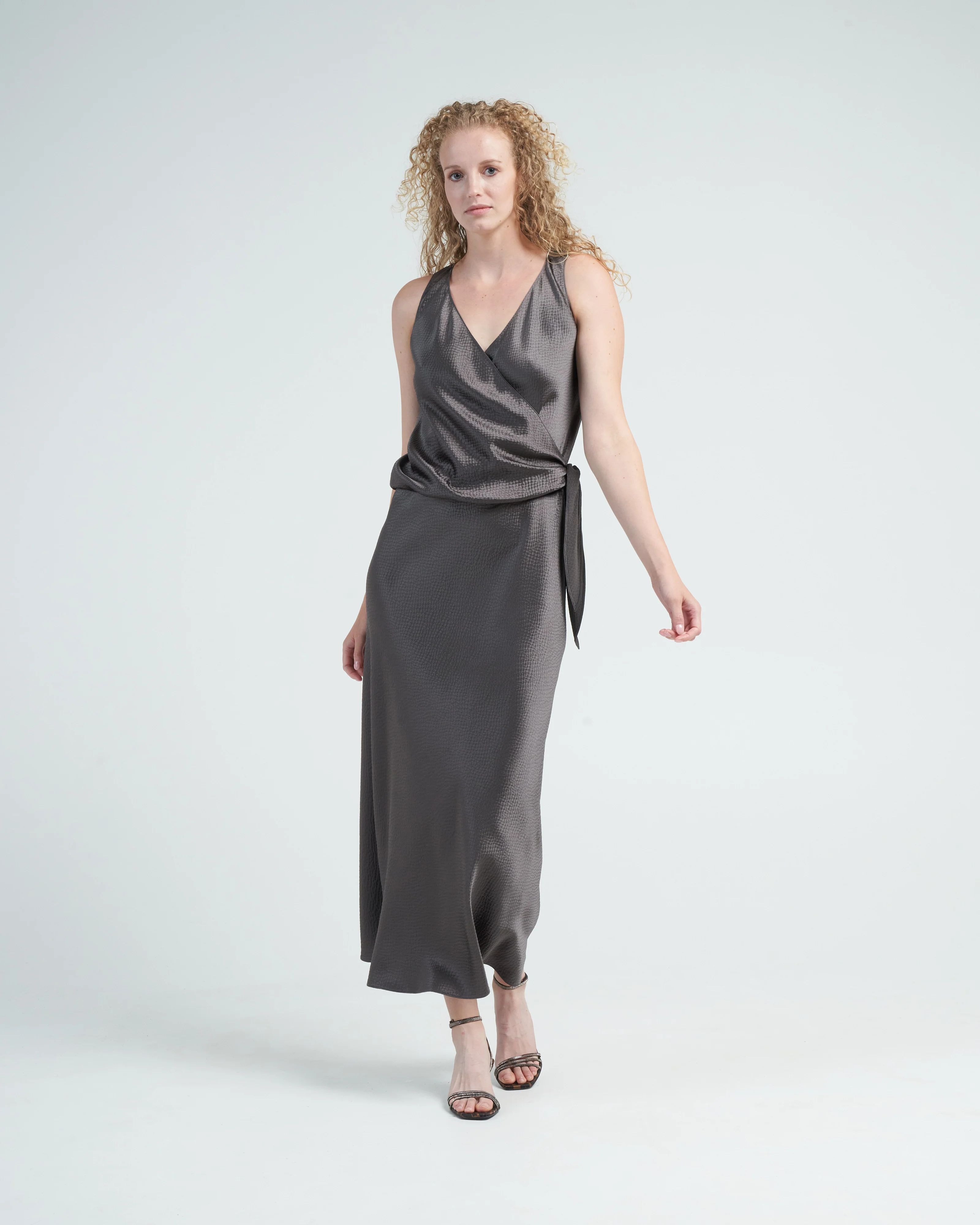 sketch dress - charcoal - Image 2